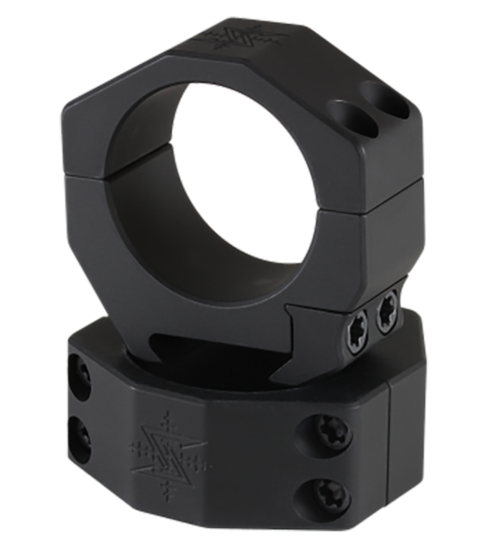 Seekins Precision Scope 34mm Rings Matte, Xtra High (1.26"), 4 Cap Screw