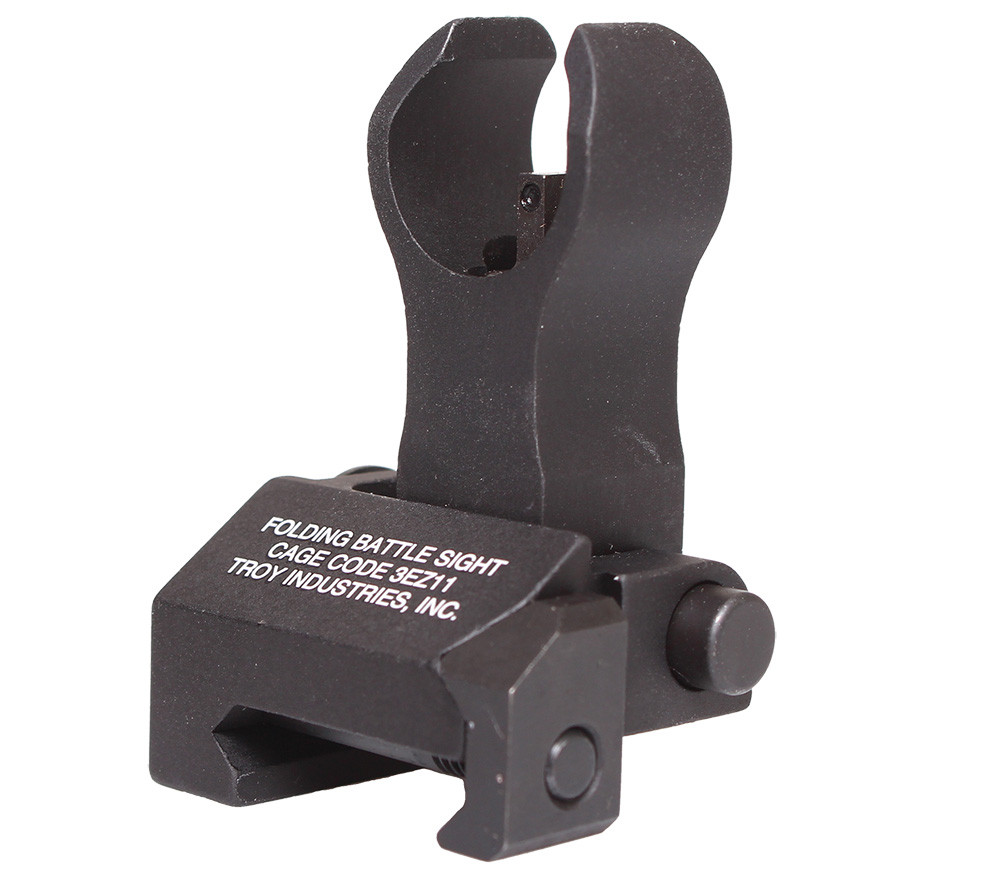 Troy Industries Front Flip-Up Battle Sight HK-Style with Tritium AR-15 Aluminum