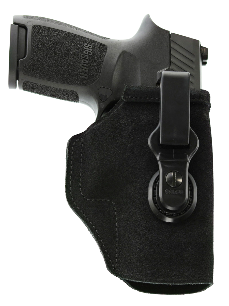 Galco TUC800B Tuck-N-Go 2.0 IWB Black Leather UniClip/Stealth Clip Fits Glock 43 Fits Springfield Hellcat Fits Taurus GX4 Right Hand