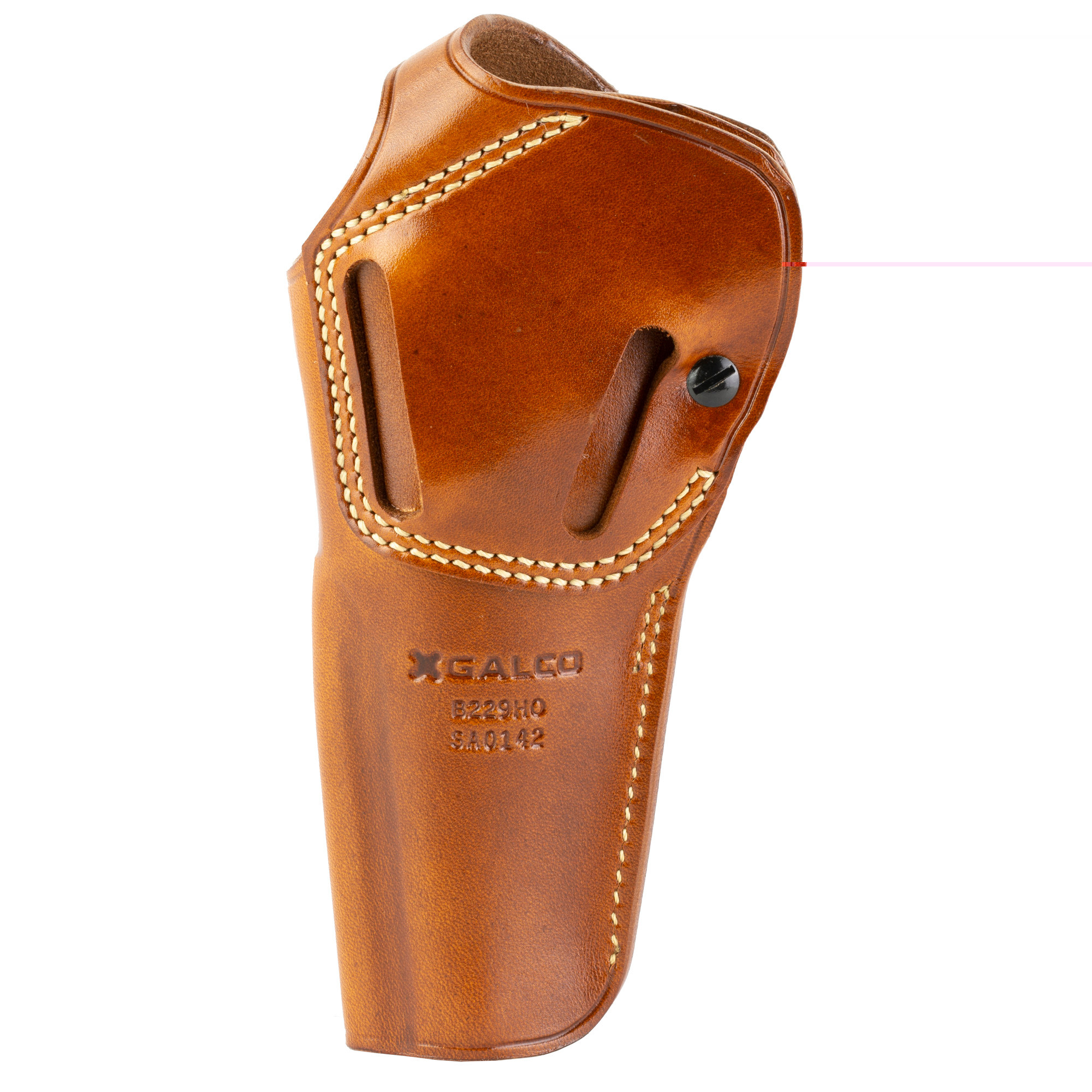 Galco SAO142 SAOOWB Tan Leather Belt Slide Fits Ruger Blackhawk Fits Ruger Super Blackhawk Right Hand