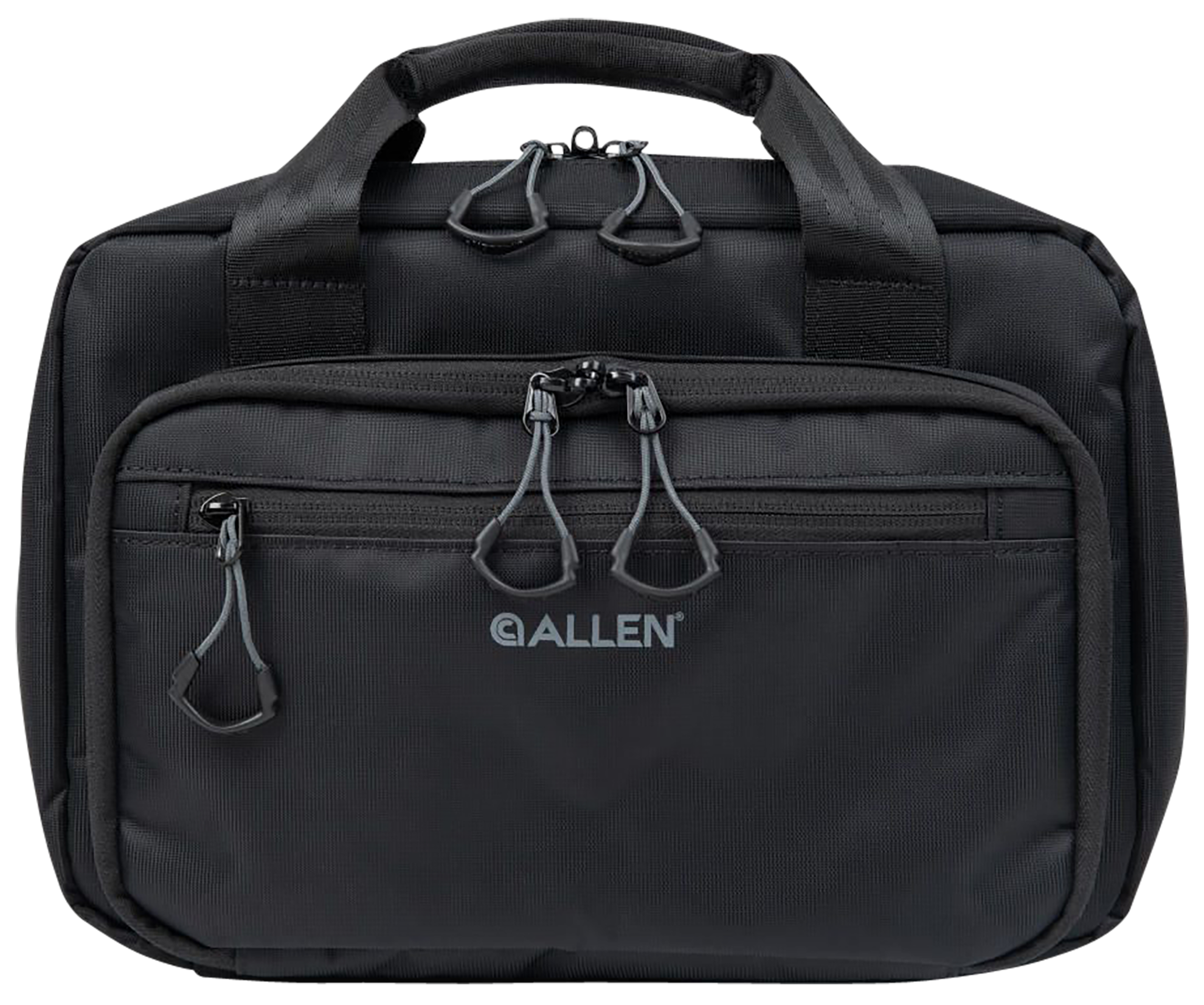 Allen 3639 Double Pistol Bag Black Nylon Holds 2 Handguns