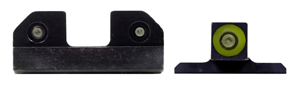 XS Sights SWR033S6G R3D Night Sights- Smith & WessonBlack | Green Tritium GreenOutline Front Sight Green TritiumRear Sight