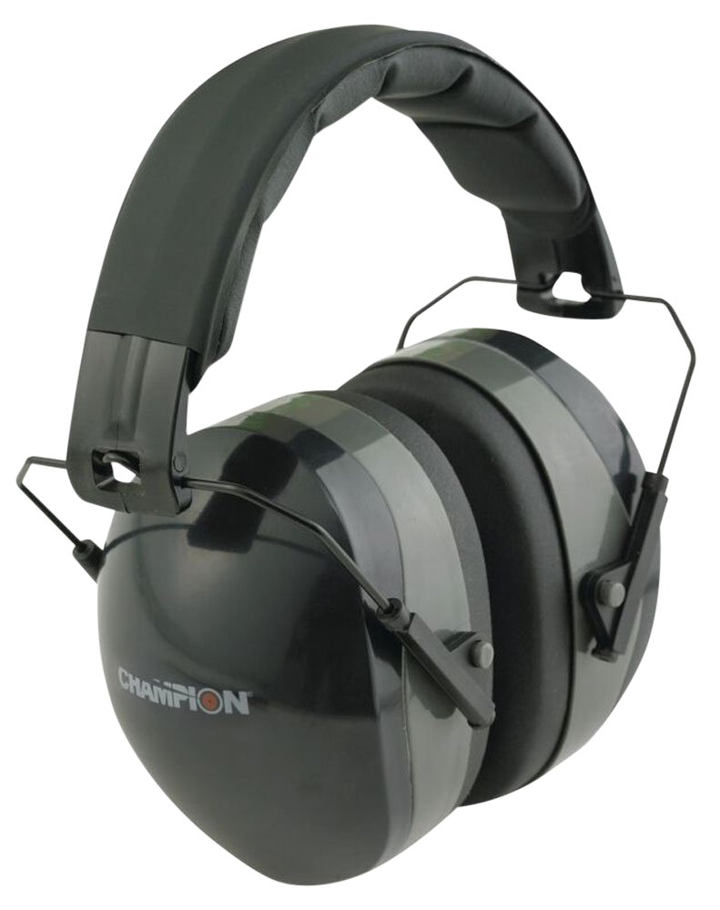 Champion Targets 40970 Passive Muff27 dB Over the Head Black/Gray Adult