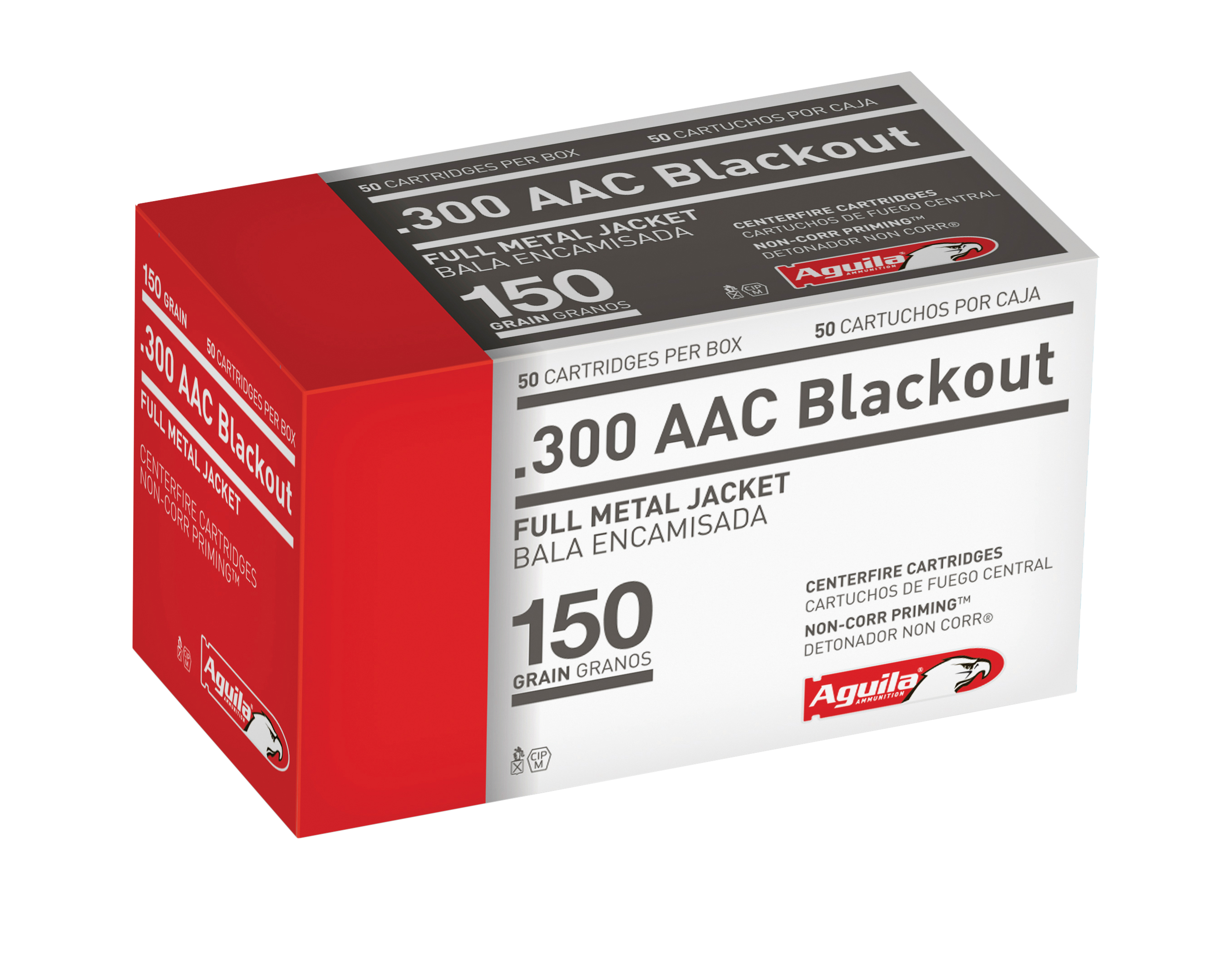 Aguila Ammunition 300 AAC Blackout 150 Grain Full Metal Jacket