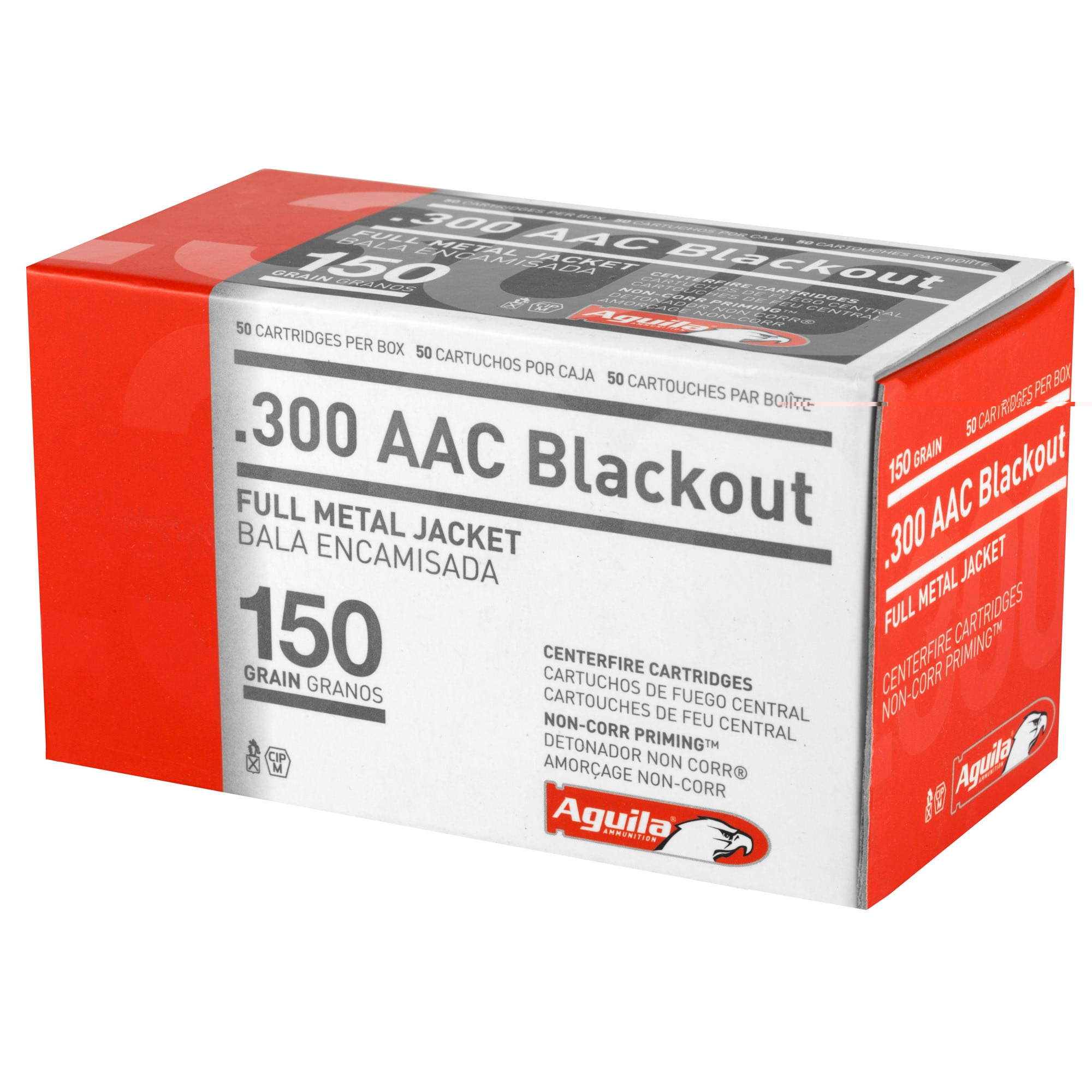 Aguila Ammunition 300 AAC Blackout 150 Grain Full Metal Jacket