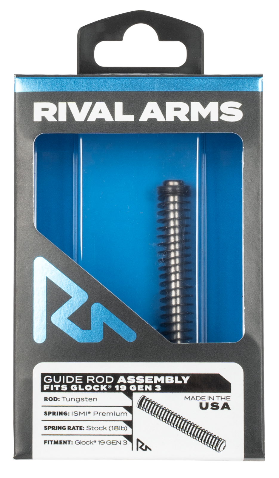 Rival Arms Guide Rod Assembly Glock 19, 23, 32, 38 Gen 3 Tungsten