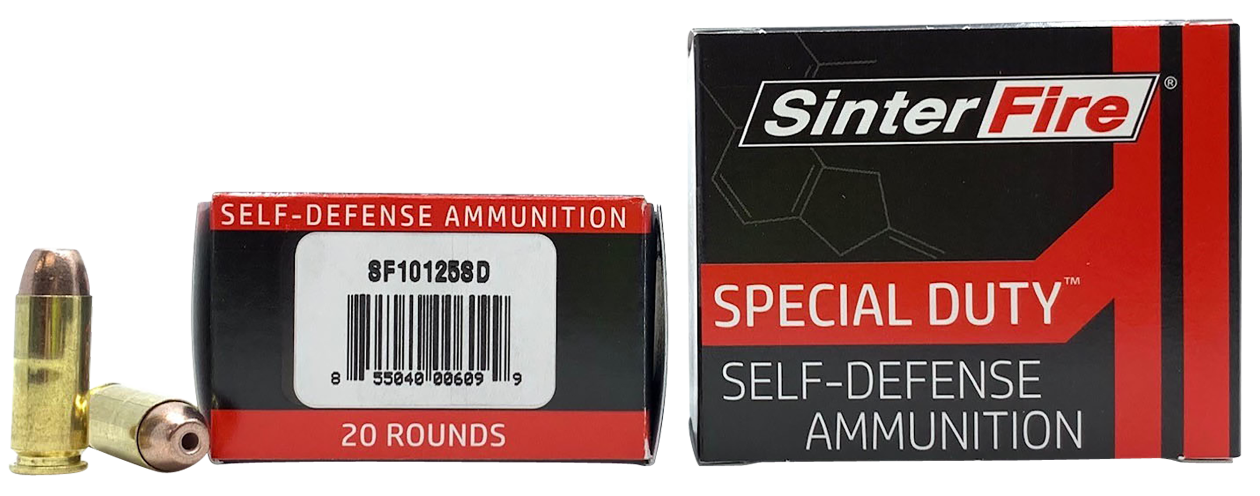 SinterFire Inc SF10125SD Special Duty (SD)10mm Auto 125 gr Lead Free Frangible Hollow Point 20 Bx/10 Cs