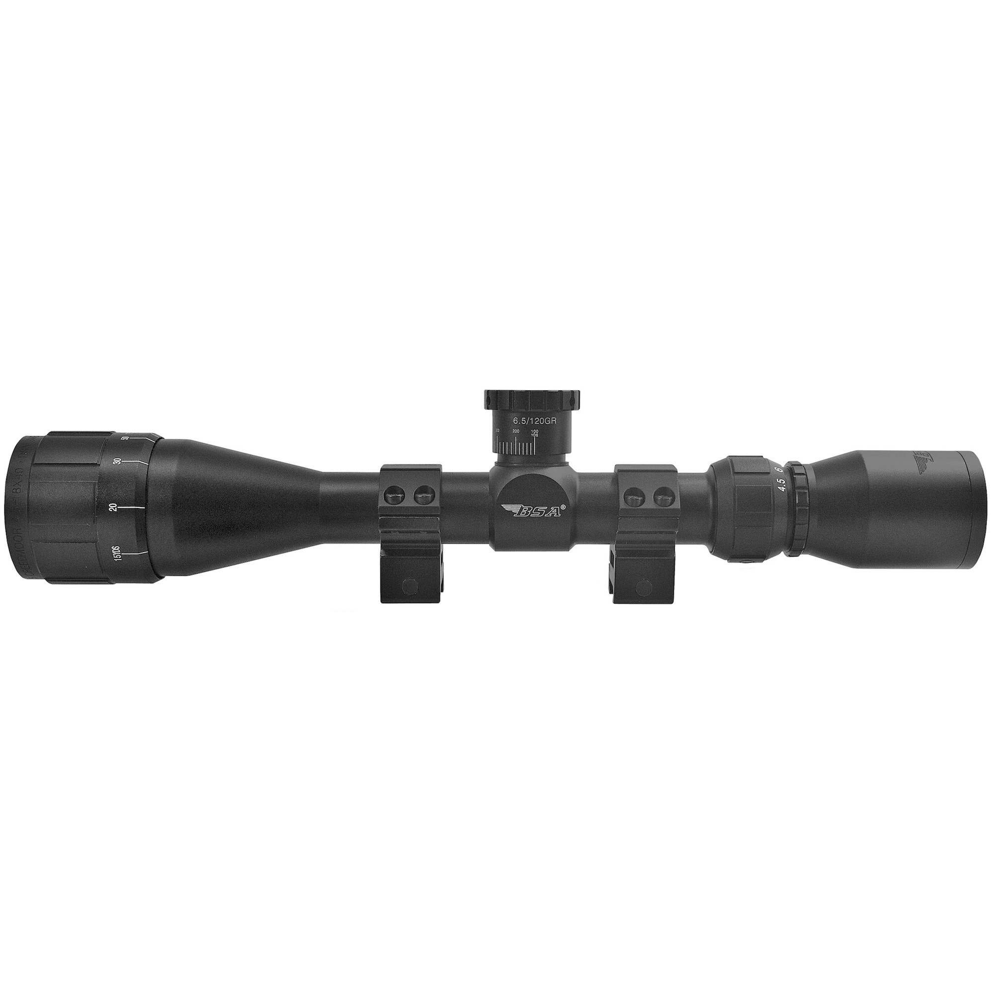BSA Sweet 6.5 Creedmoor AO Rifle Scope 4.5-18x 40mm Adjustable Objective Duplex Reticle Matte Black