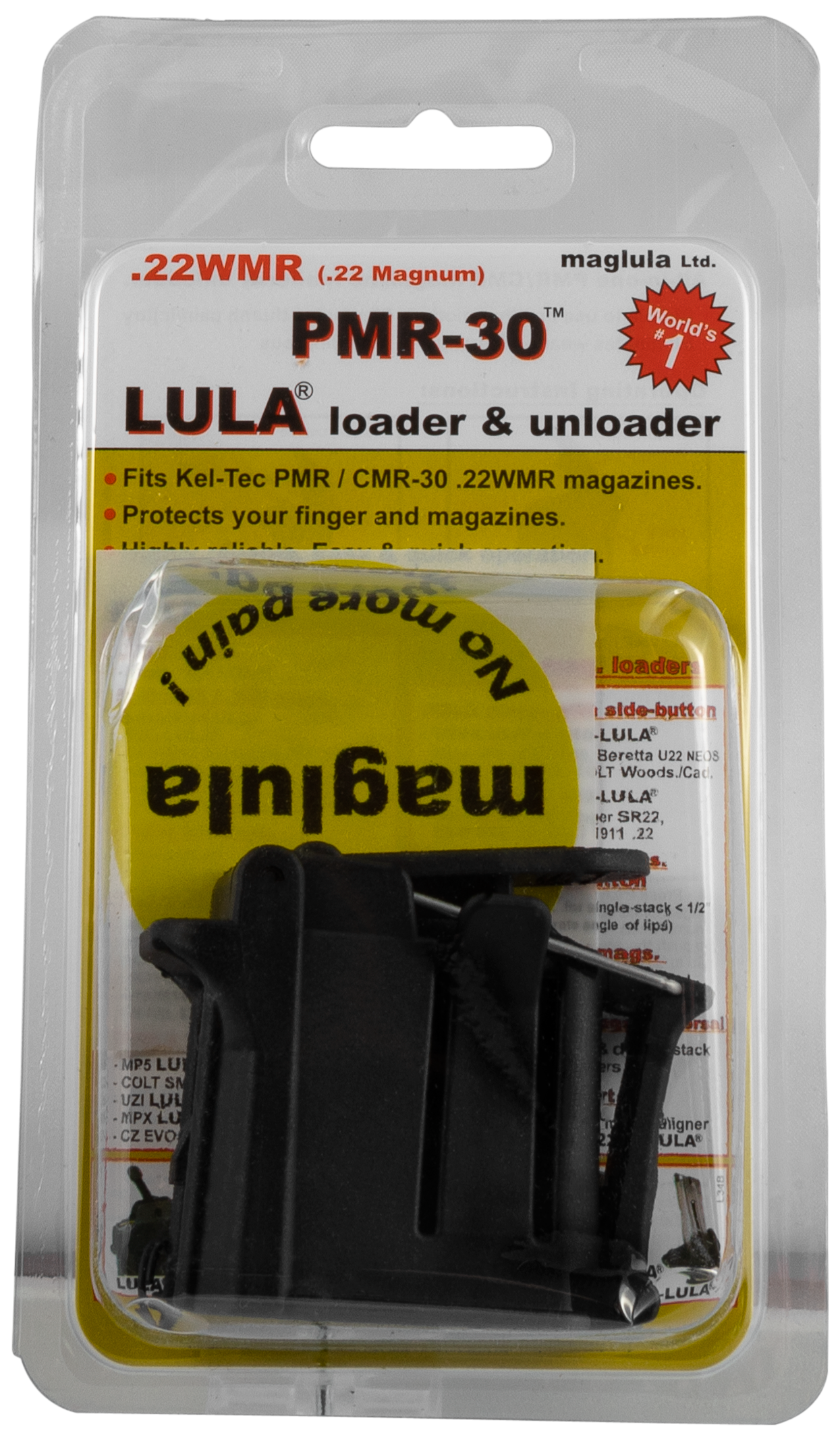 Maglula LULA Magazine Loader and Unloader KelTec PMR-30 22 WMR Polymer Black