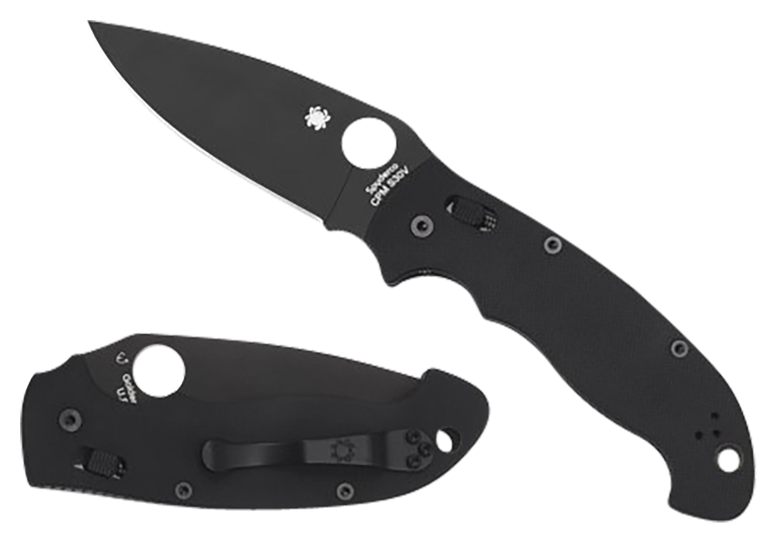 Spyderco , Spy C95gpbbk2 Manix 2 Xl Blk Blade