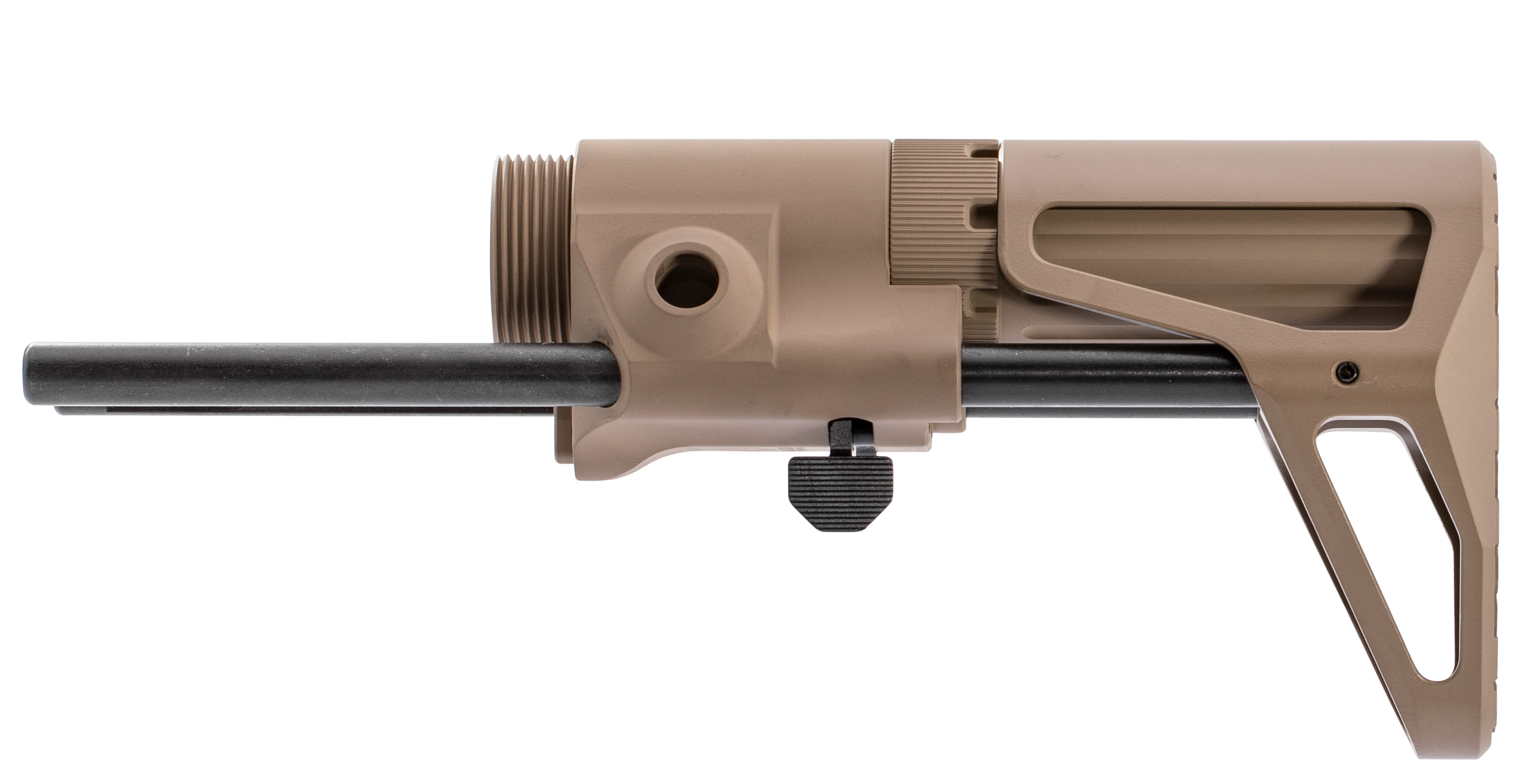 Maxim Defense MXM47503 CQB Gen 7 Stock For AR-15, 4 Position Collapsible, 7075 Aluminum Housing, Flat Dark Earth Mil-Spec Anodized Finish