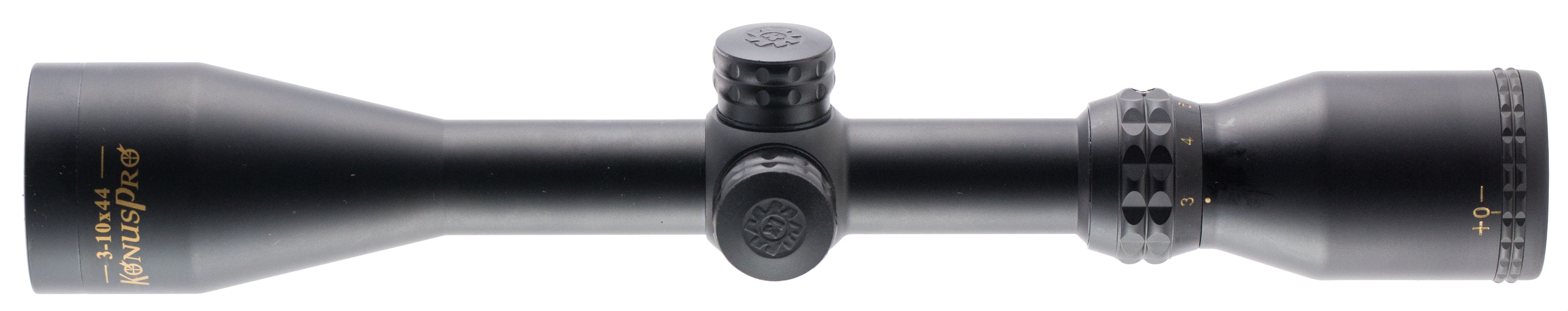 Konus 7255 KonusPro Matte Black 3-10x44mm 1" Tube Engraved 30/30 Reticle