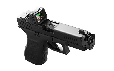 Radian Weapons G2501 Guardian Optic Guard w/Stealth Sights Black Anodized Hardcoat Aluminum RMR Mount Compatible w/Walther PDP 2.0 Handgun