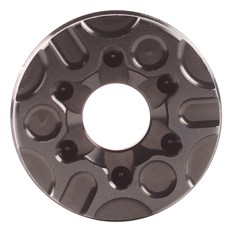 CGS SUPPRESSORS CGSMOD9FRONTCAP MOD9 Front Cap9mm Luger Black Anodized