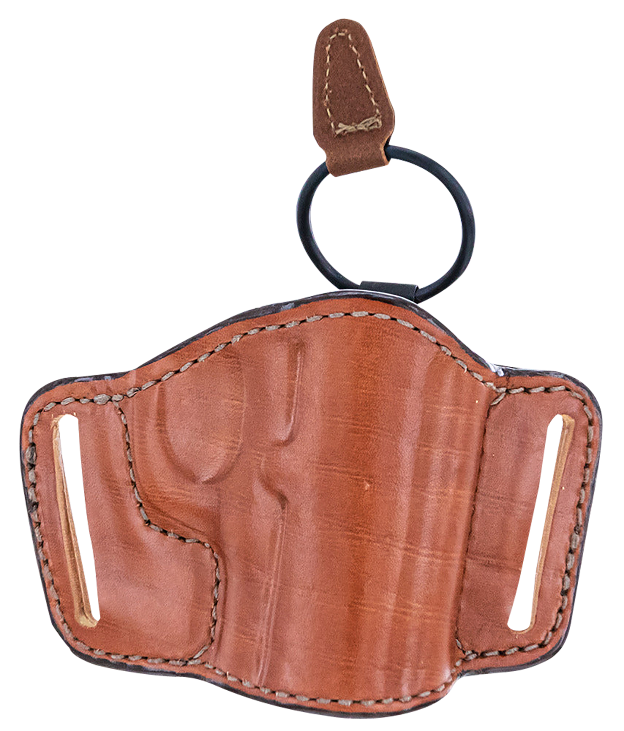 Bianchi 19254 105 MinimalistOWB Size 13/15 Tan Leather Belt Slide Compatible w/ Glock 17/19/S&W M&P 2.0/Springfield TRP Operator Belt Up to 1.75" Wide Right Hand