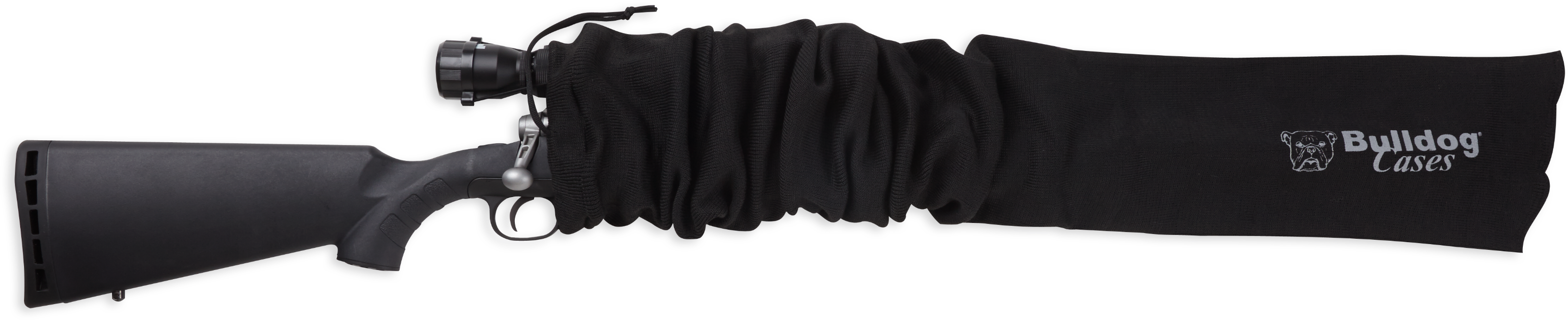 Bulldog BD152 Gun Sock52" Scoped Rifle Moisture Resistant Black