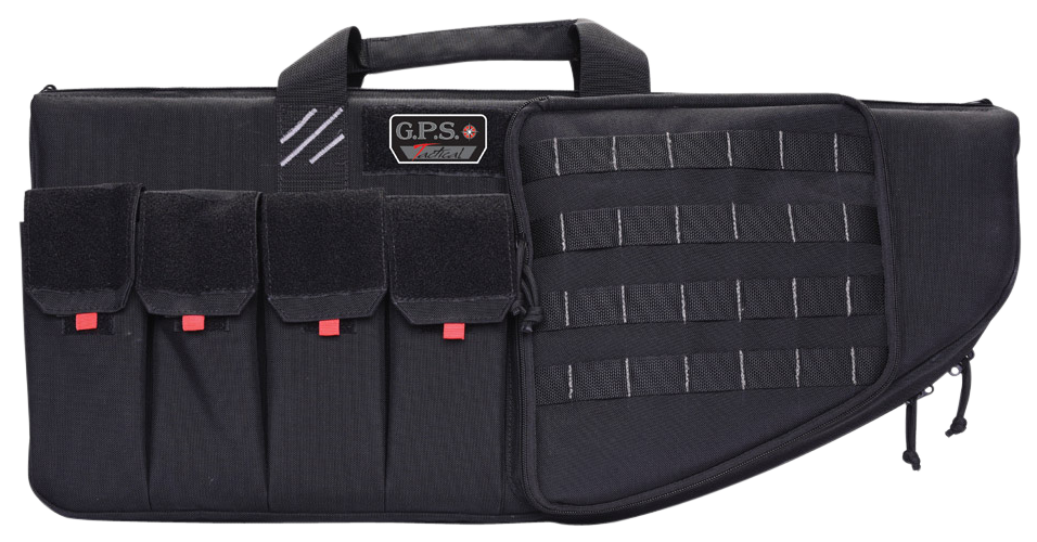 GPS Bags T30ARB Tactical AR Case 30" Black 1000D Nylon with Mag & Storage Pockets, Lockable Zippers, External Handgun Pocket & DuPont Teflon Coating