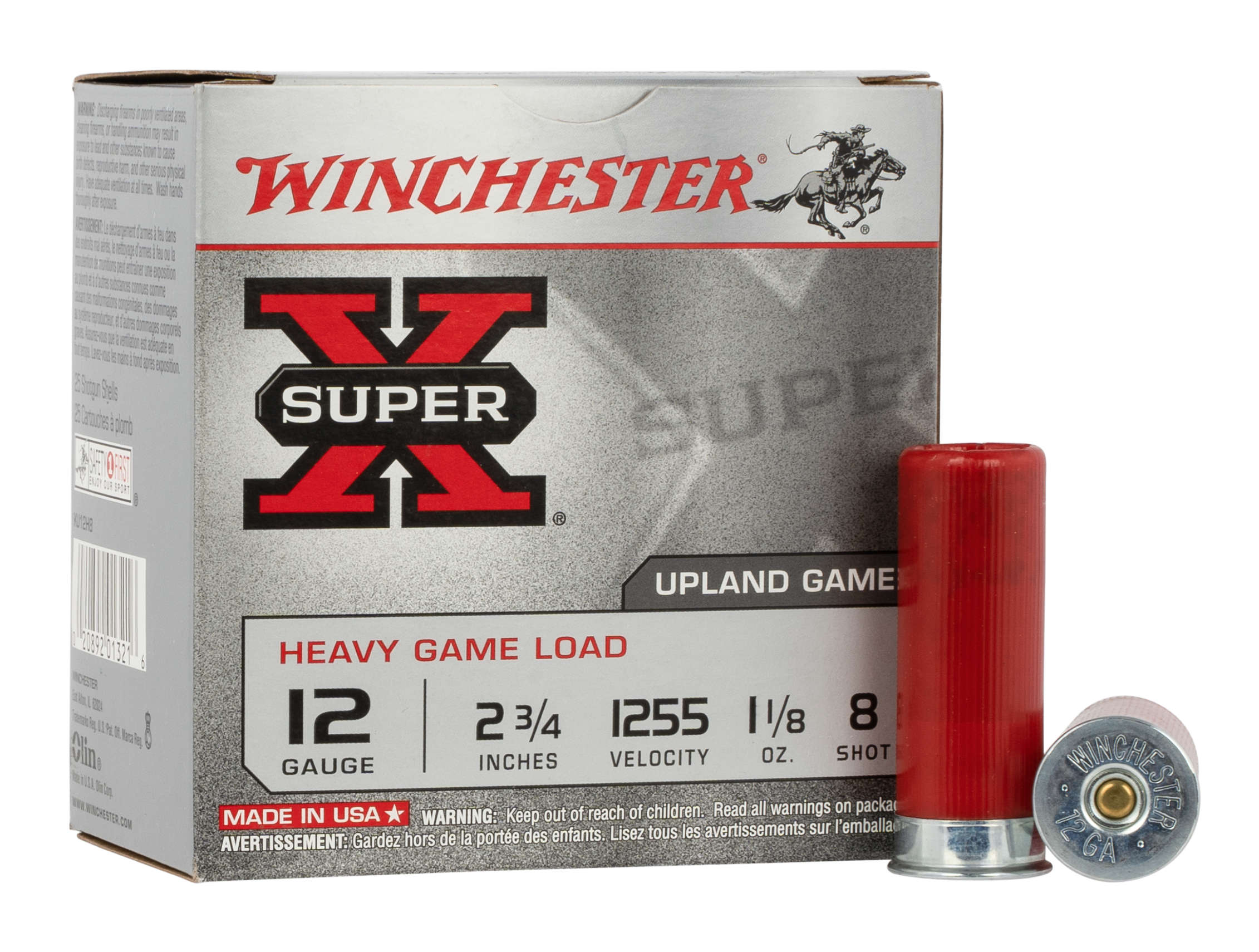 Winchester Super-X Heavy Game Load Ammunition 12 Gauge 2-3/4"