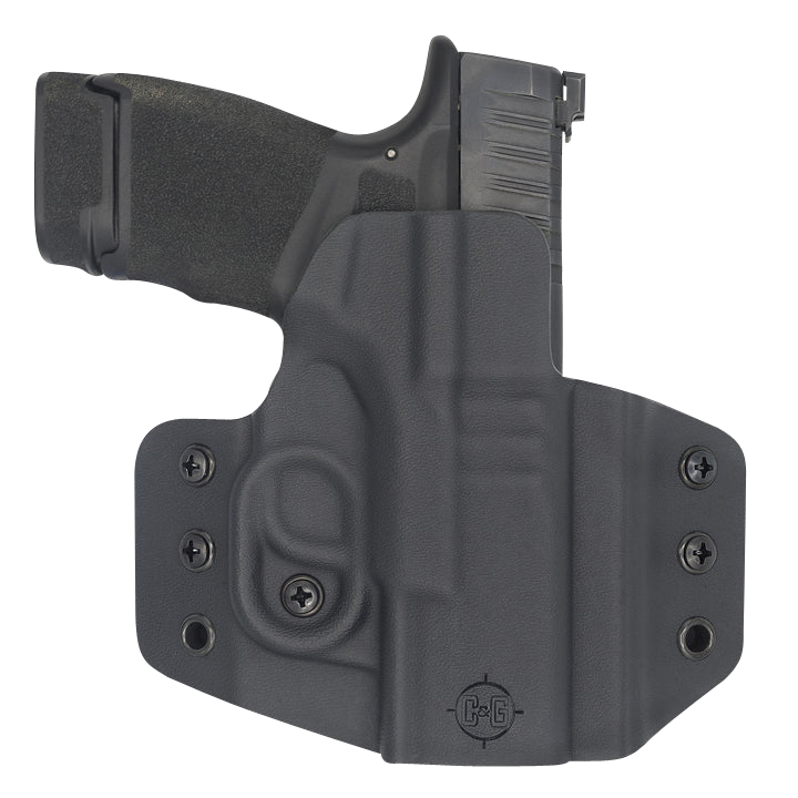 C&G Holsters 0950100 CovertOWB Black Kydex Belt Loop Fits Springfield Hellcat Right Hand