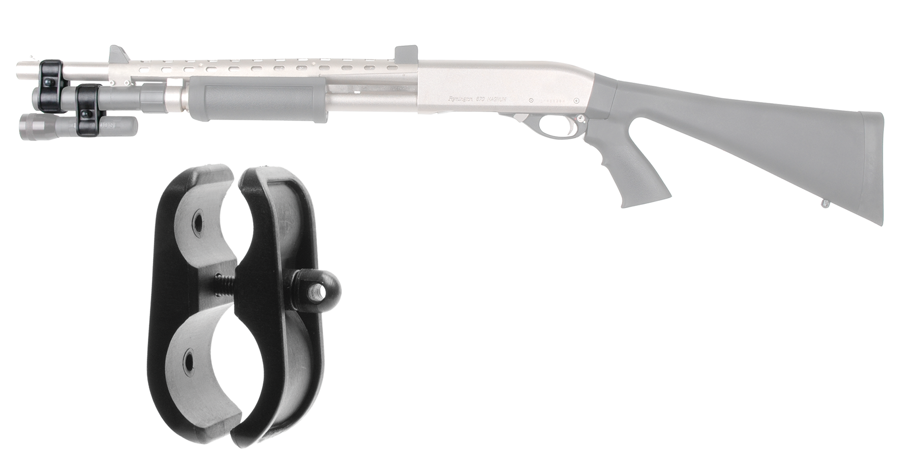 ATI Outdoors SMC1100 Shotgun Mag Clamp 12 Gauge Shotgun DuPont Zytel Polymer Black