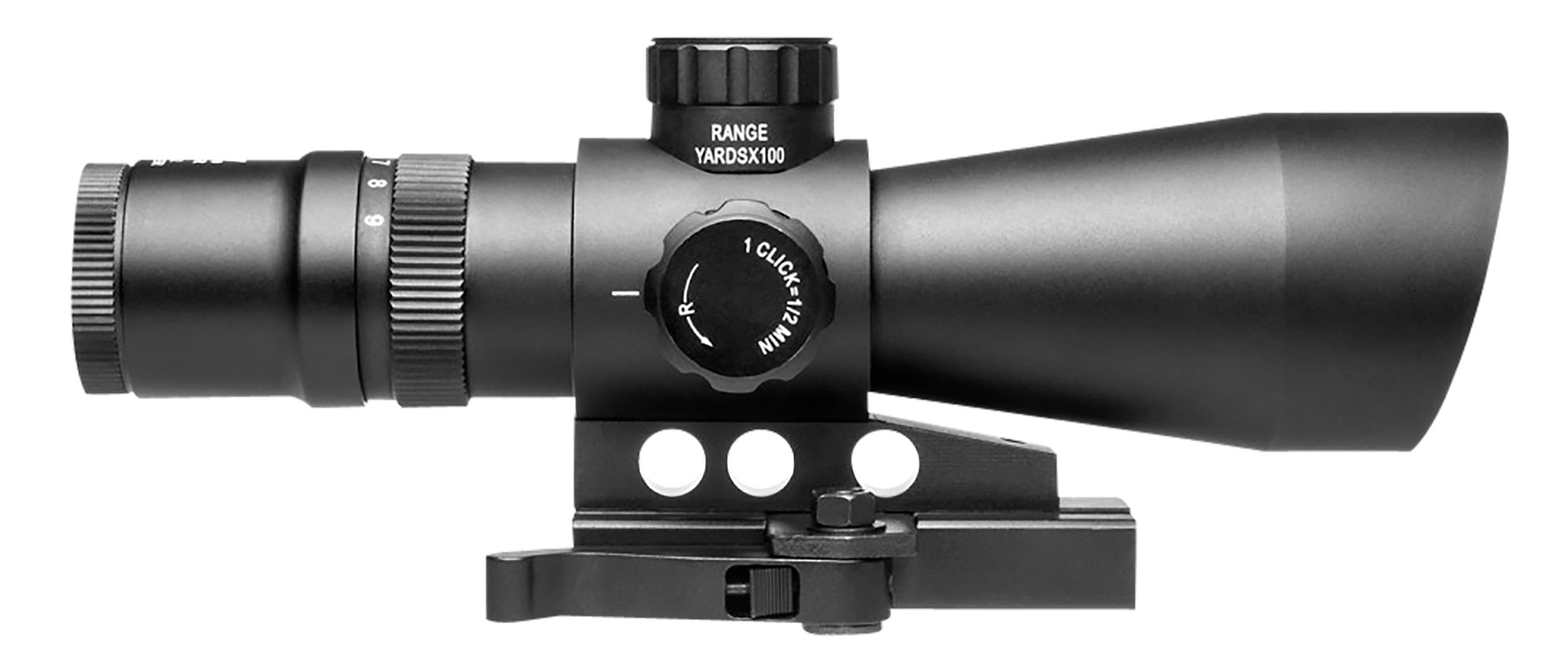 NcStar STP3942GV2 Mark III 3-9x 42mm Obj 36.8-12 ft @ 100 yds FOV Black P4 Sniper