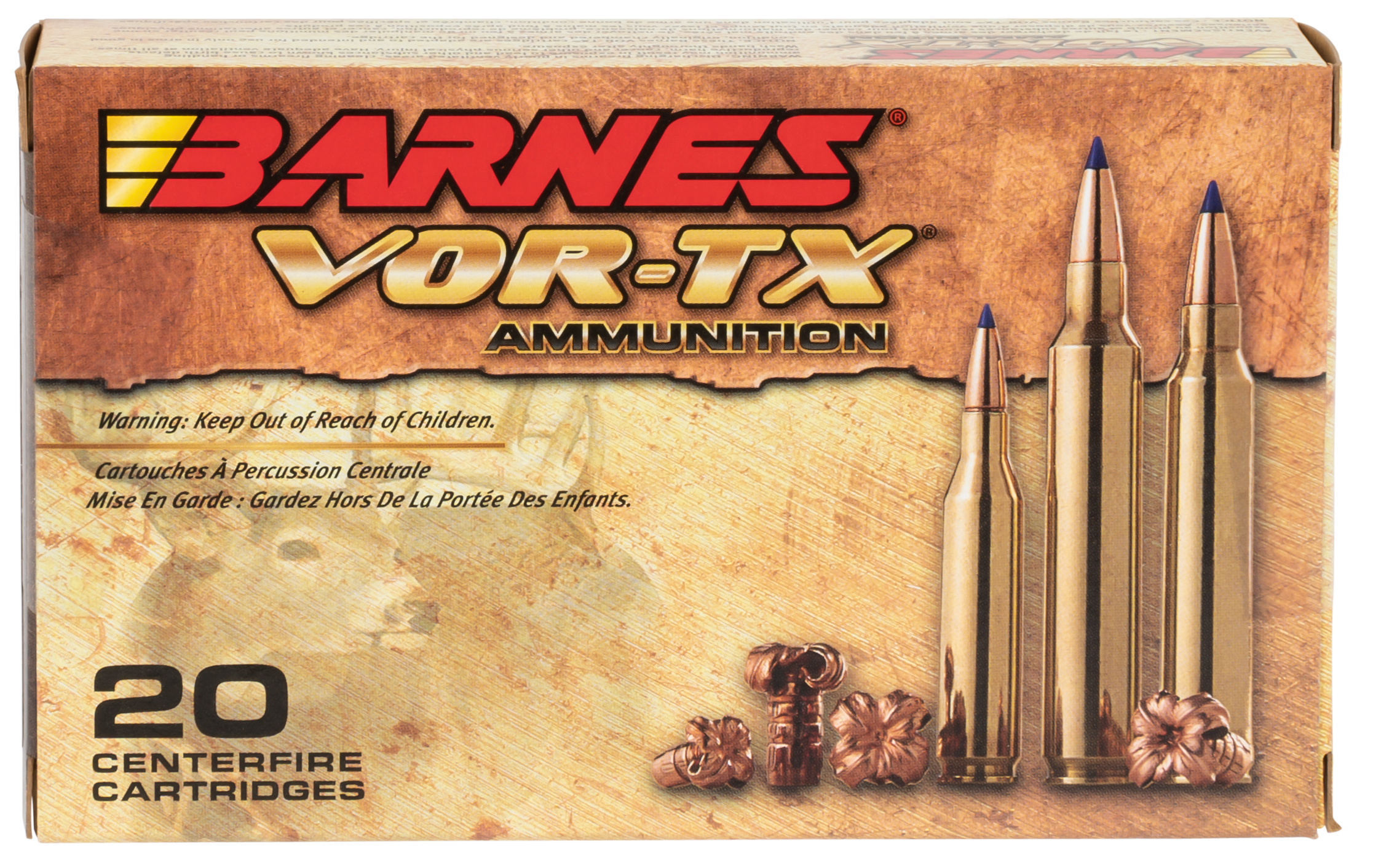 Barnes VOR-TX Ammunition 30-06 Springfield 150 Grain TTSX Polymer Tipped Spitzer Boat Tail Lead-Free 20RD