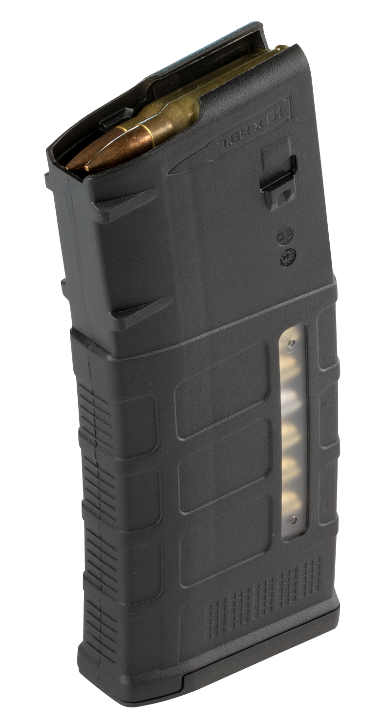 Magpul PMAG 25 M118 LR/SR Gen M3 Window Magazine LR-308, SR-25, Ruger Precision Rifle 308 Winchester 25-Round Polymer