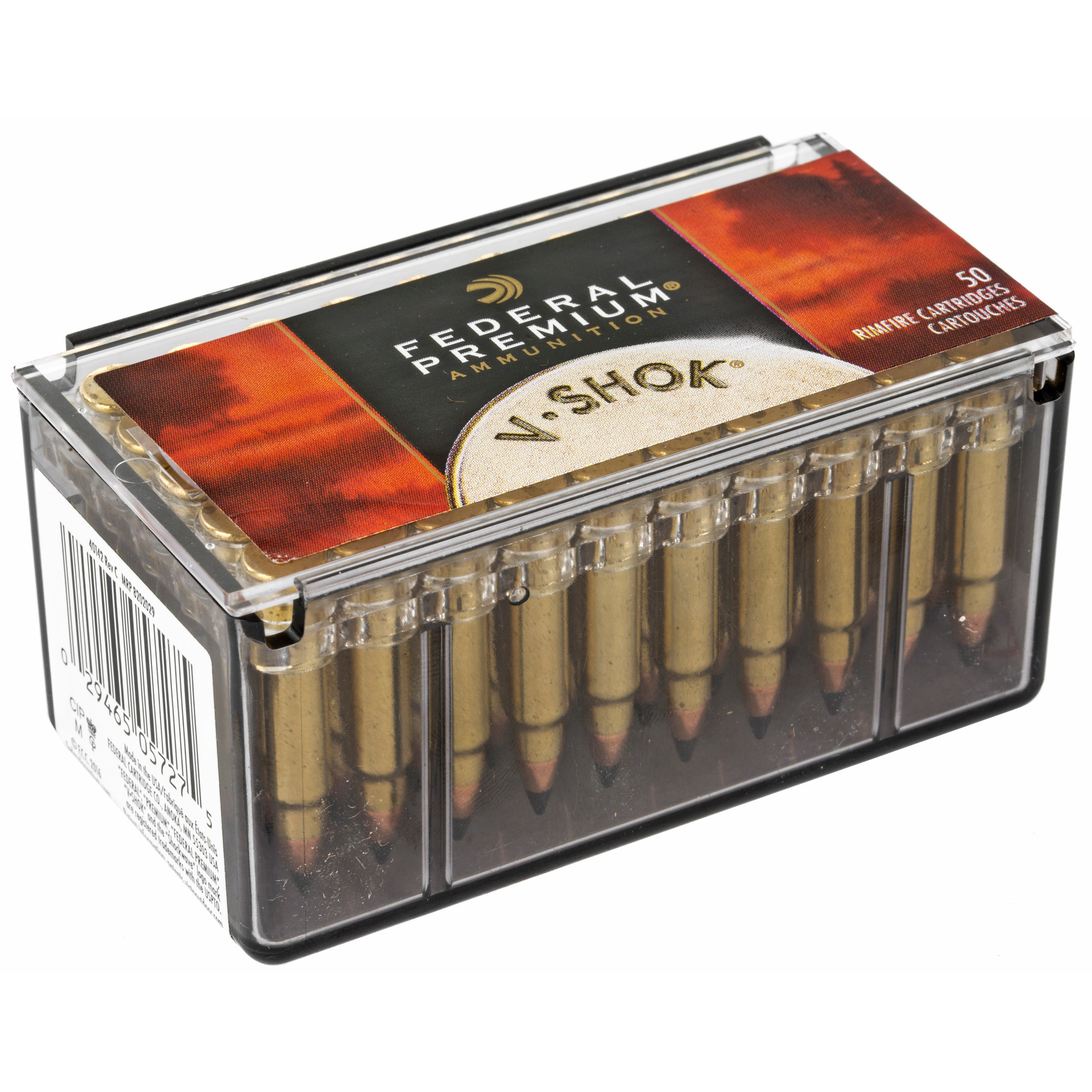 Federal P771 Premium Varmint & Predator 17 HMR 17 gr 2530 fps Hornady V-Max (VMX) 50 Bx/60 Cs