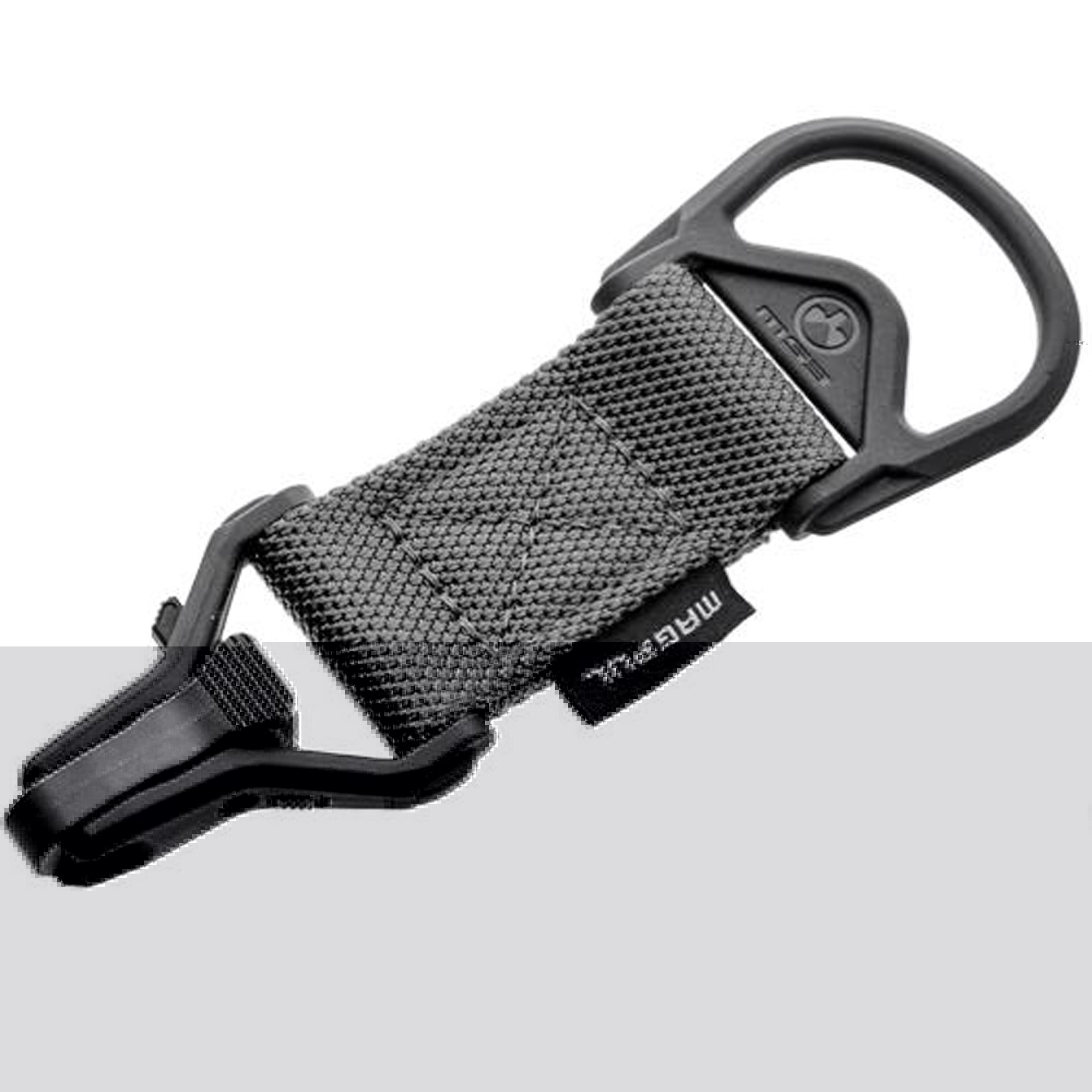 Magpul MAG516-GRY MS1/MS3 Sling Adapter made of Steel with Stealth Gray Melonite Finish, Polymer Hardware, Nylon 1.25" Webbing & Two to One-Point Design for AR-15, M4 & M16