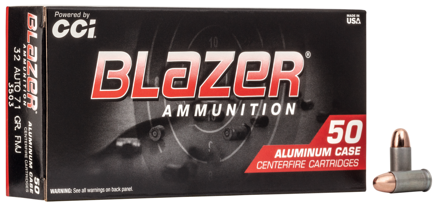 Blazer Ammunition 32 ACP 71 Grain Full Metal Jacket