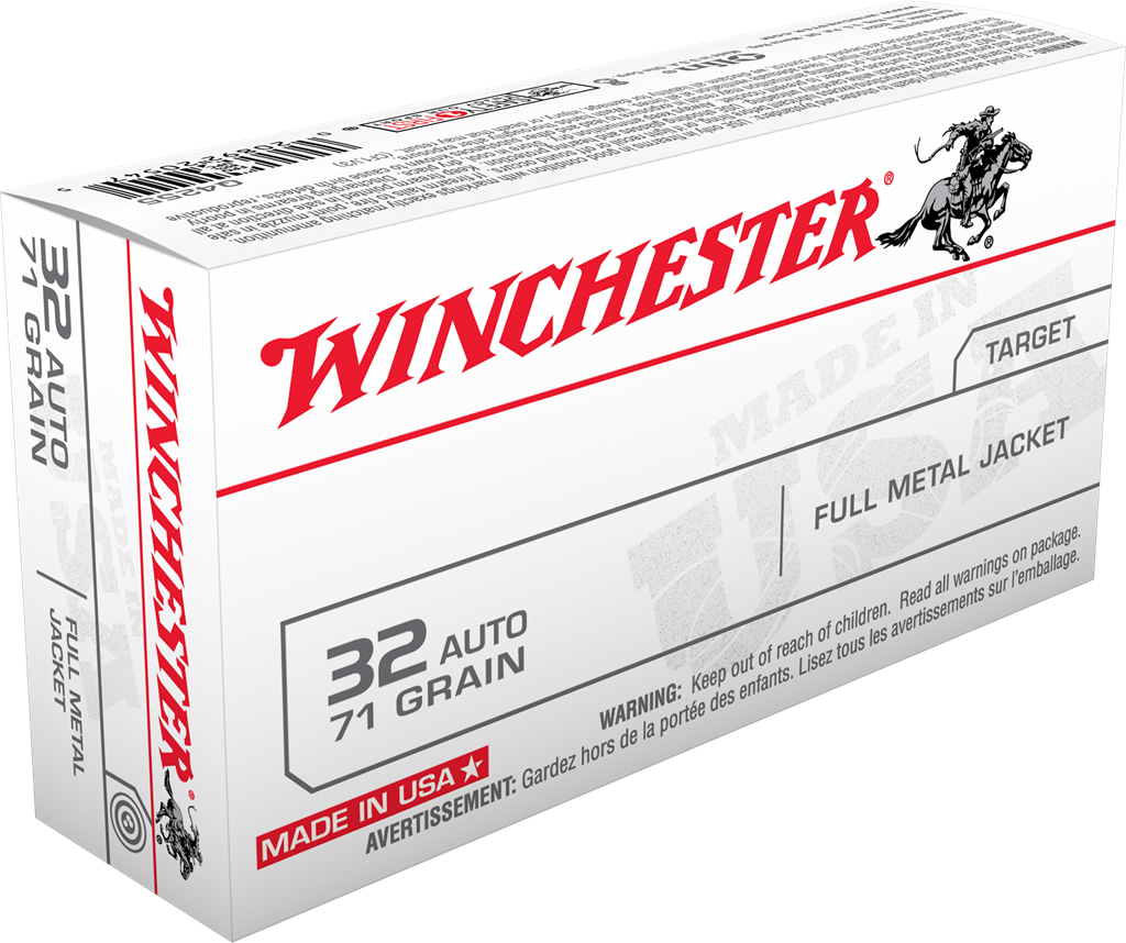 Winchester Ammo Q4255 USA Target 32 ACP 71 gr FMJ50rd Bx