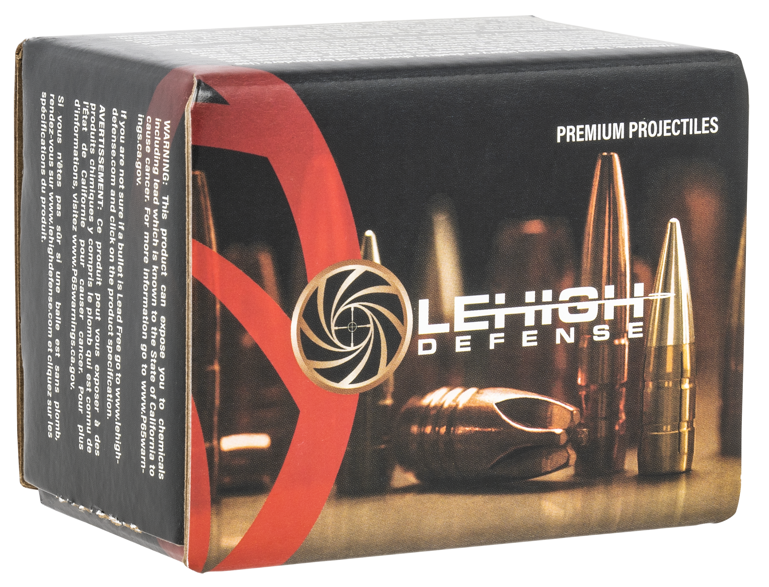 Lehigh Defense Controlled Chaos Bullets 22 Caliber (224 Diameter) 32 Grain Fracturing Copper Hollow Point Boat Tail Lead-Free