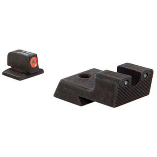 Trijicon HD Night Sight Set 1911 Novak Cut Steel Matte 3-Dot Tritium Green with Front Dot Outline