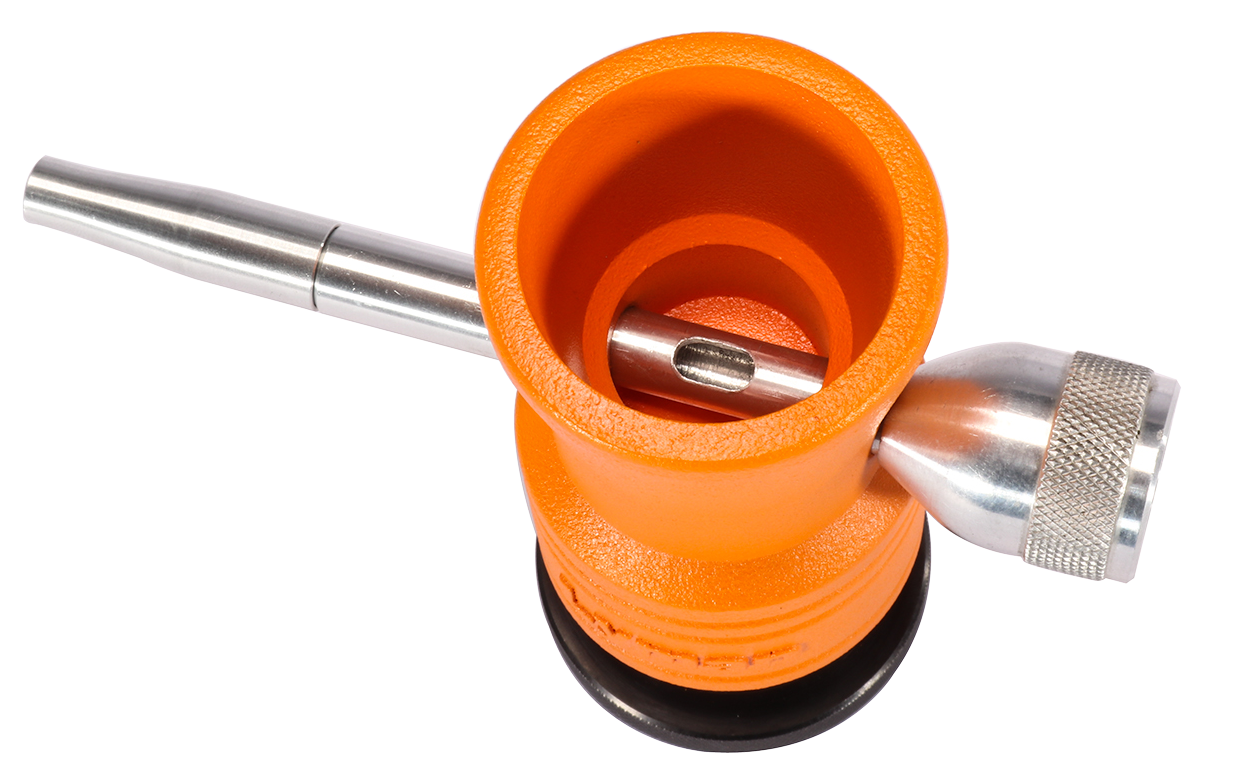 Lyman 7752500 Brass Smith Powder Trickler Aluminum Orange Lym E-Brass Smith Powder Trickler