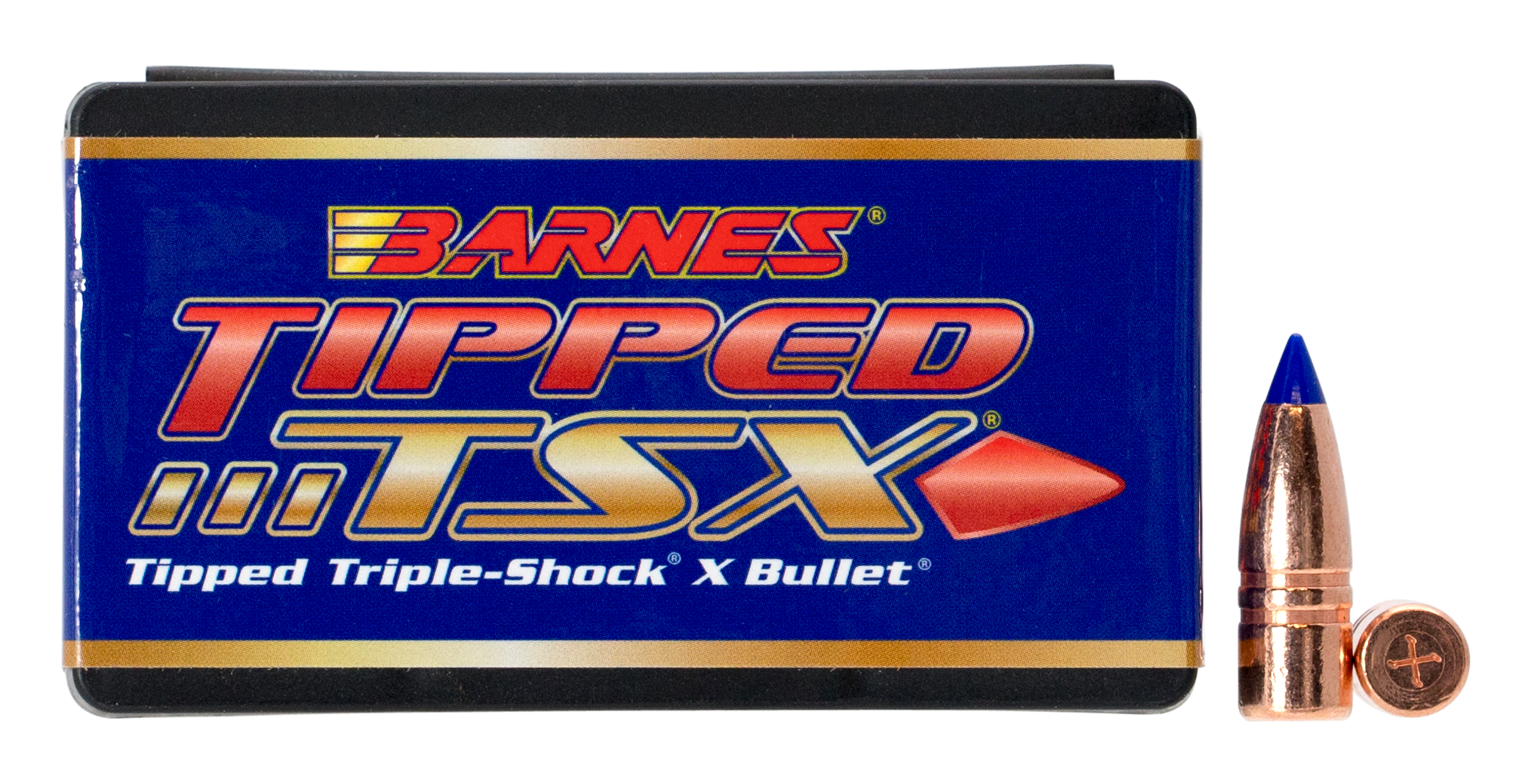 Barnes Tipped Triple-Shock X (TTSX) Bullets 35 Caliber (358 Diameter) 180 Grain Spitzer Flat Base Box of 50