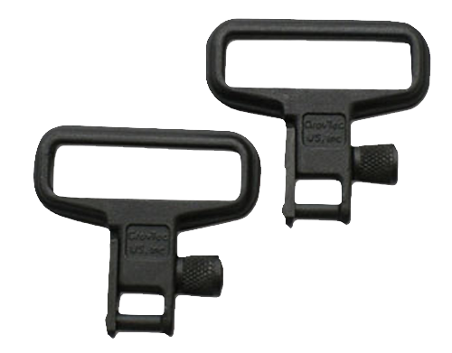 GrovTec Mil-Force Locking Sling Swivels 1-1/4" Steel Black (1 Pair)