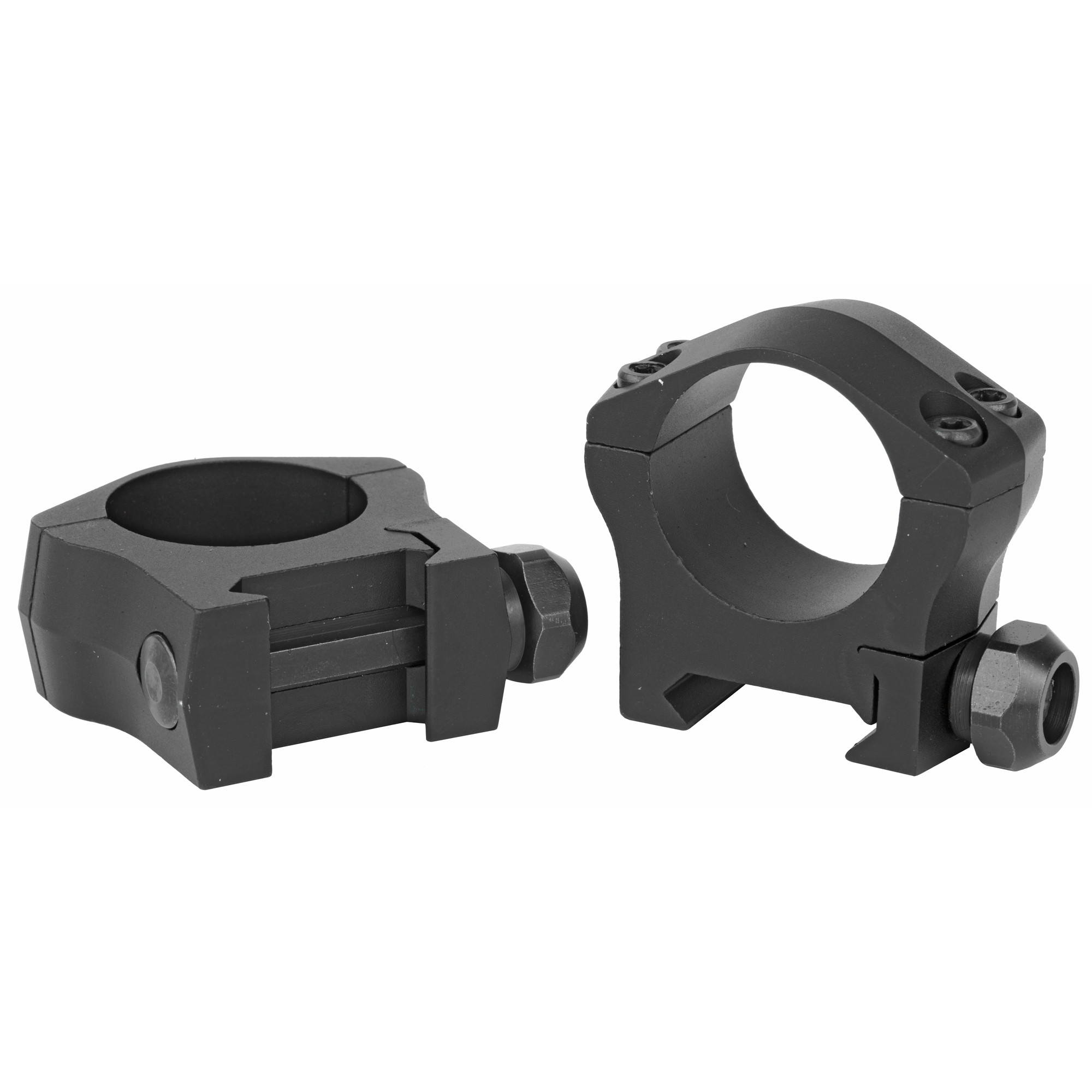 Warne 7213M Mountain Tech Scope Ring Set Fixed For Rifle Picatinny/Weaver Low 30mm Tube Black Anodized Aluminum