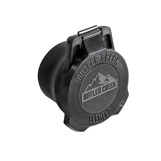 Butler Creek Element Scope Cover, 55mm-60mm, Black