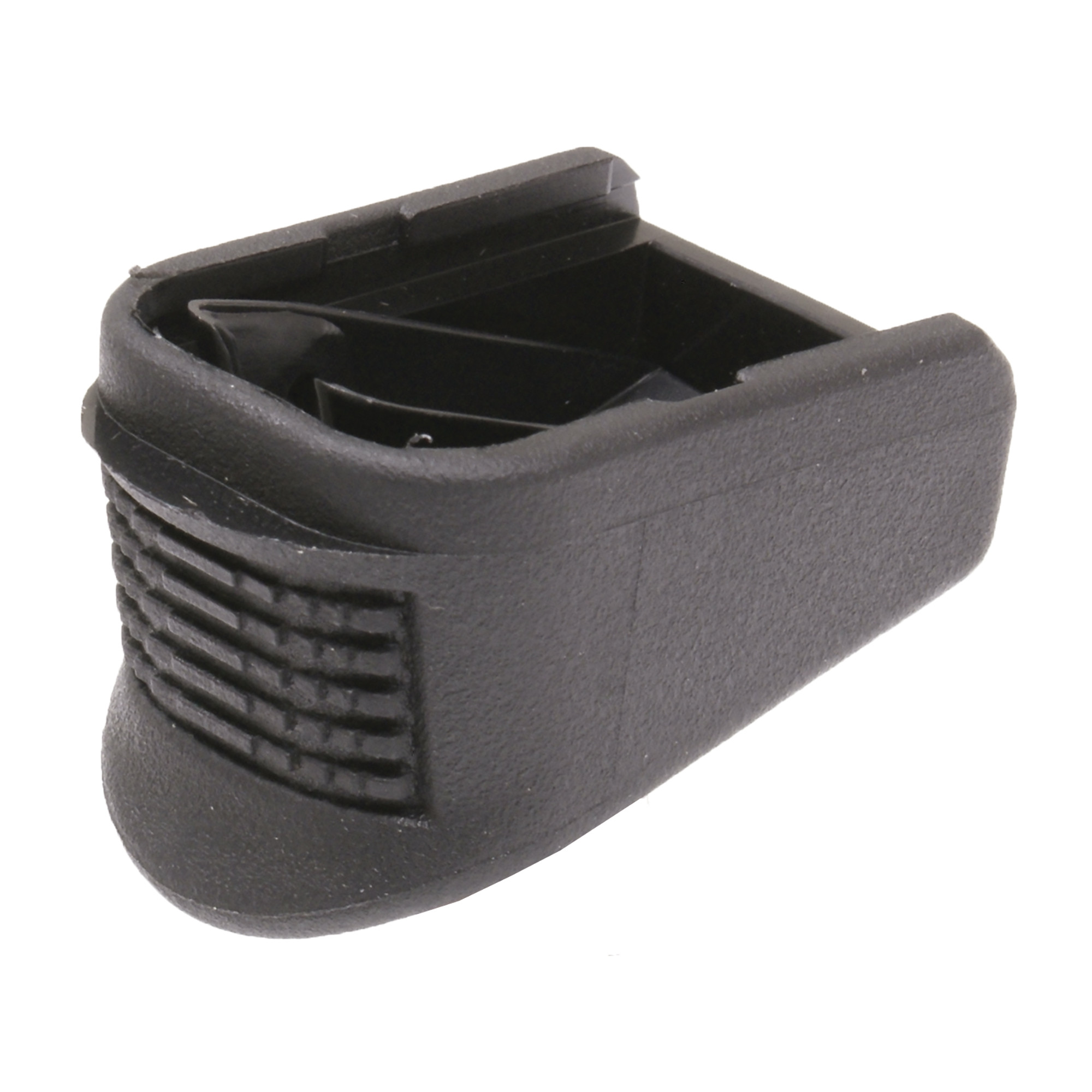 Pearce Grip PG39 Magazine Extensionmade of Polymer with Black Finish & 1" Gripping Surface for Glock 26 (Adds 3rds), 27 & 33 (Adds 2rds), 39 (Adds 1rd)