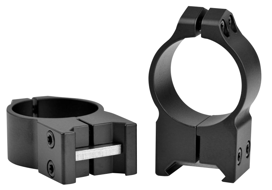 Warne 215M Maxima Vertical Ring Set Fixed For Rifle Maxima/Weaver/Picatinny High 30mm Tube Matte Black Steel