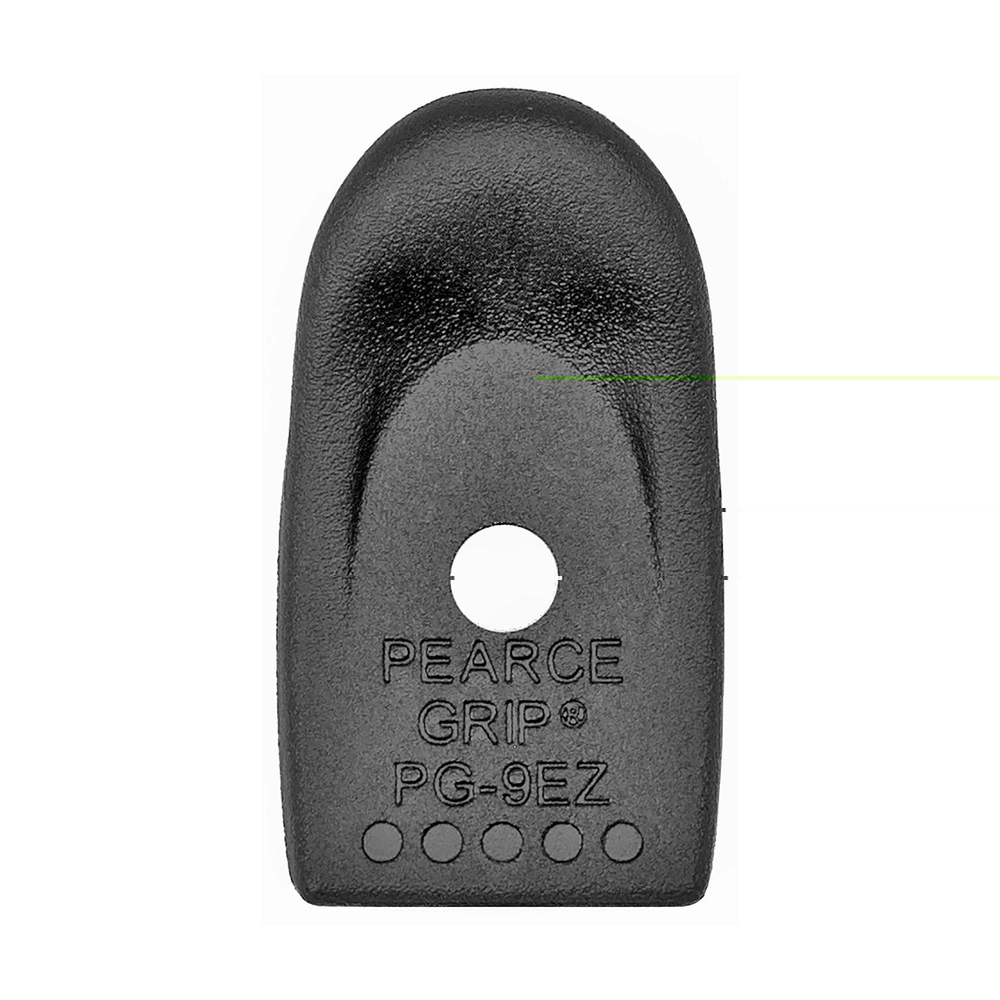 Pearce Grip PG9EZ Grip Extensionmade of Polymer with Black Finish & 1/2" Gripping Surface for 9mm Luger S&W M&P Shield EZ