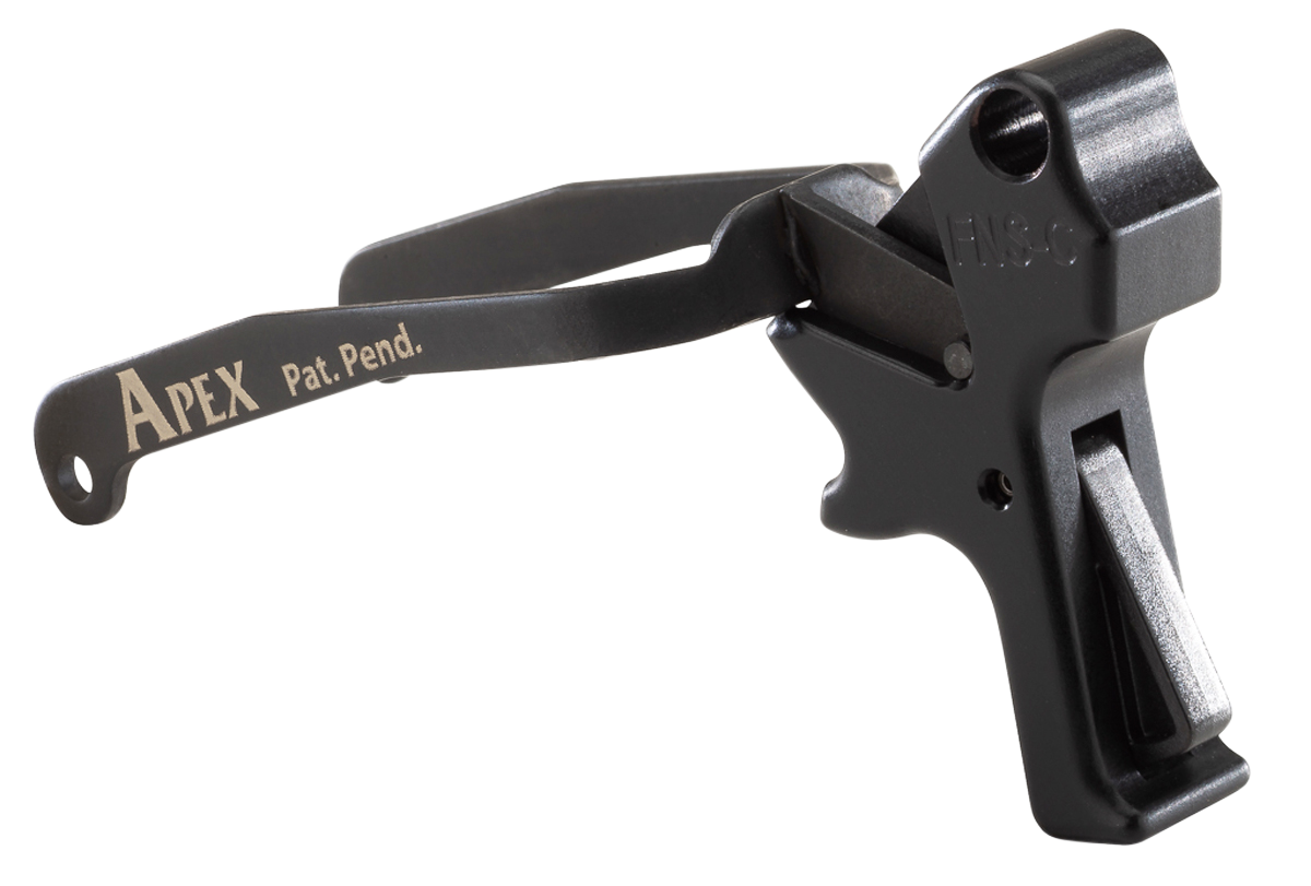 Apex Tactical 119113 Action Enhancement Trigger Kit Drop-in Trigger with 5.50 lbs Draw Weight & Black Finish for FN FNS Compact