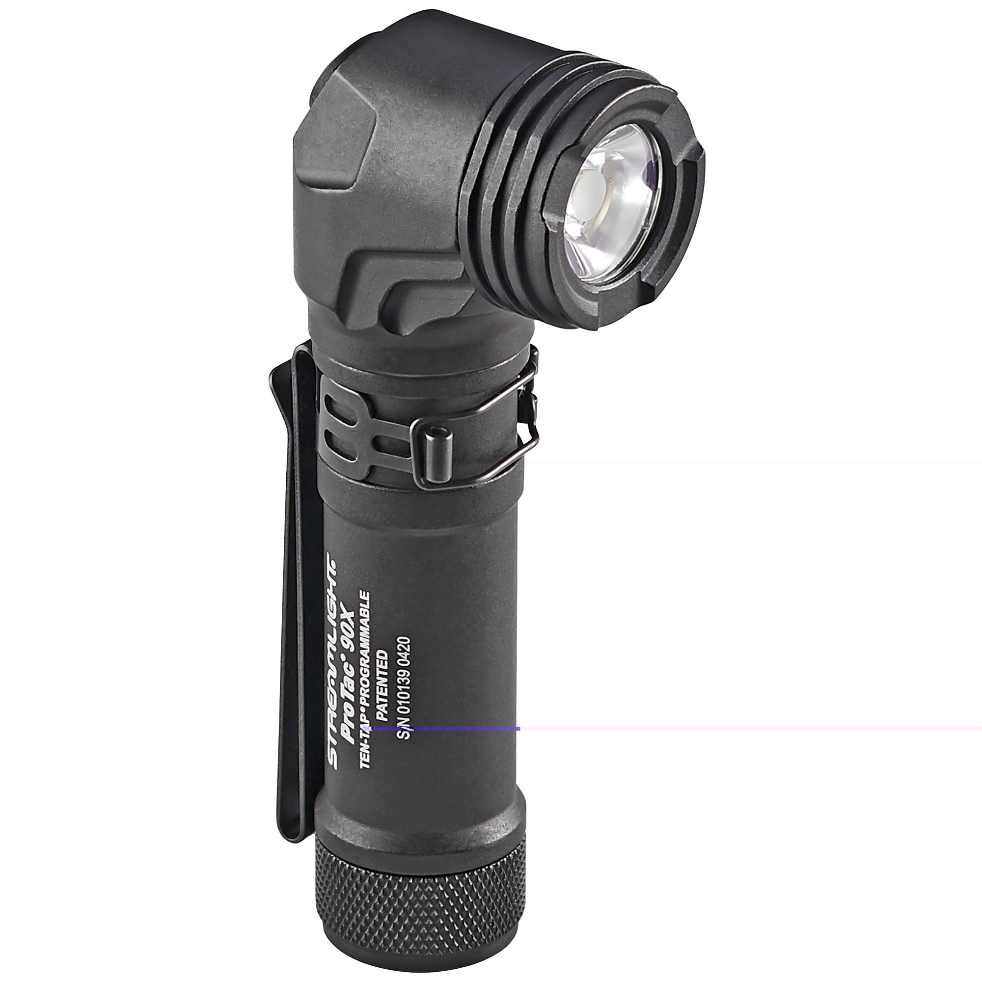 Streamlight ProTac 90X Flashlight LED with Rechargeable Battery Aluminum Black
