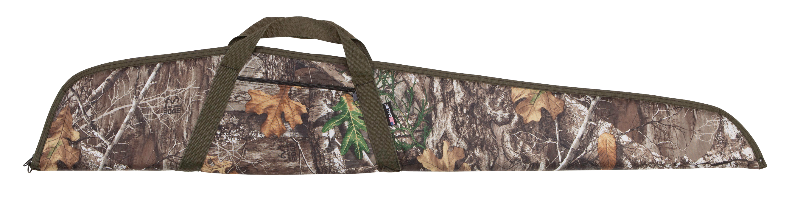 Allen 62952 Emerald Shotgun Case made of Endura with Realtree Edge Finish, Lockable Zipper, Foam Padding & Non-Absorbent Lining 52" L