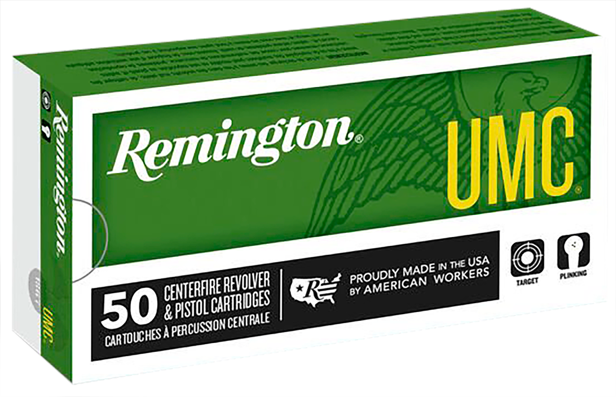 Remington Ammunition 23732 UMC Target 9mm Luger 147 gr FMJ50rd Bx
