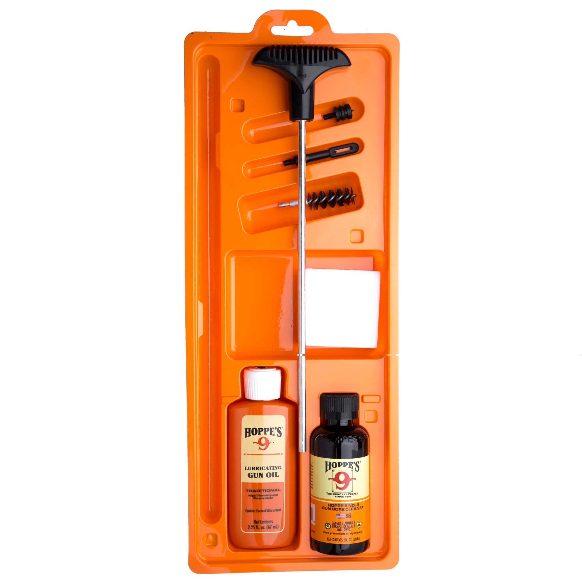 Hoppe's PCO45B Pistol Cleaning Kit 44 / 45 Cal (Clam Pack)
