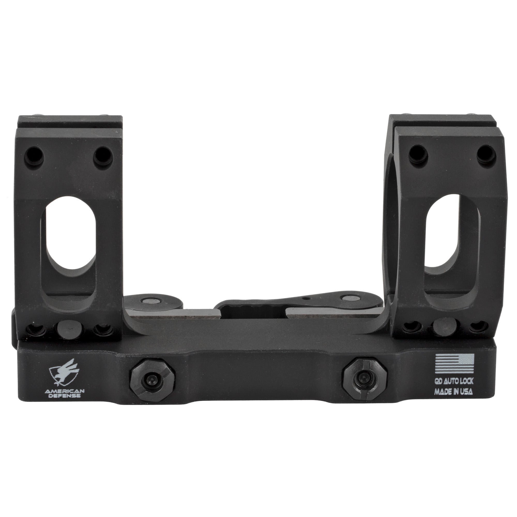 American Defense AD-RECON-SL 34mm Scope Mount Black, Tactical Levers, 0 MOA