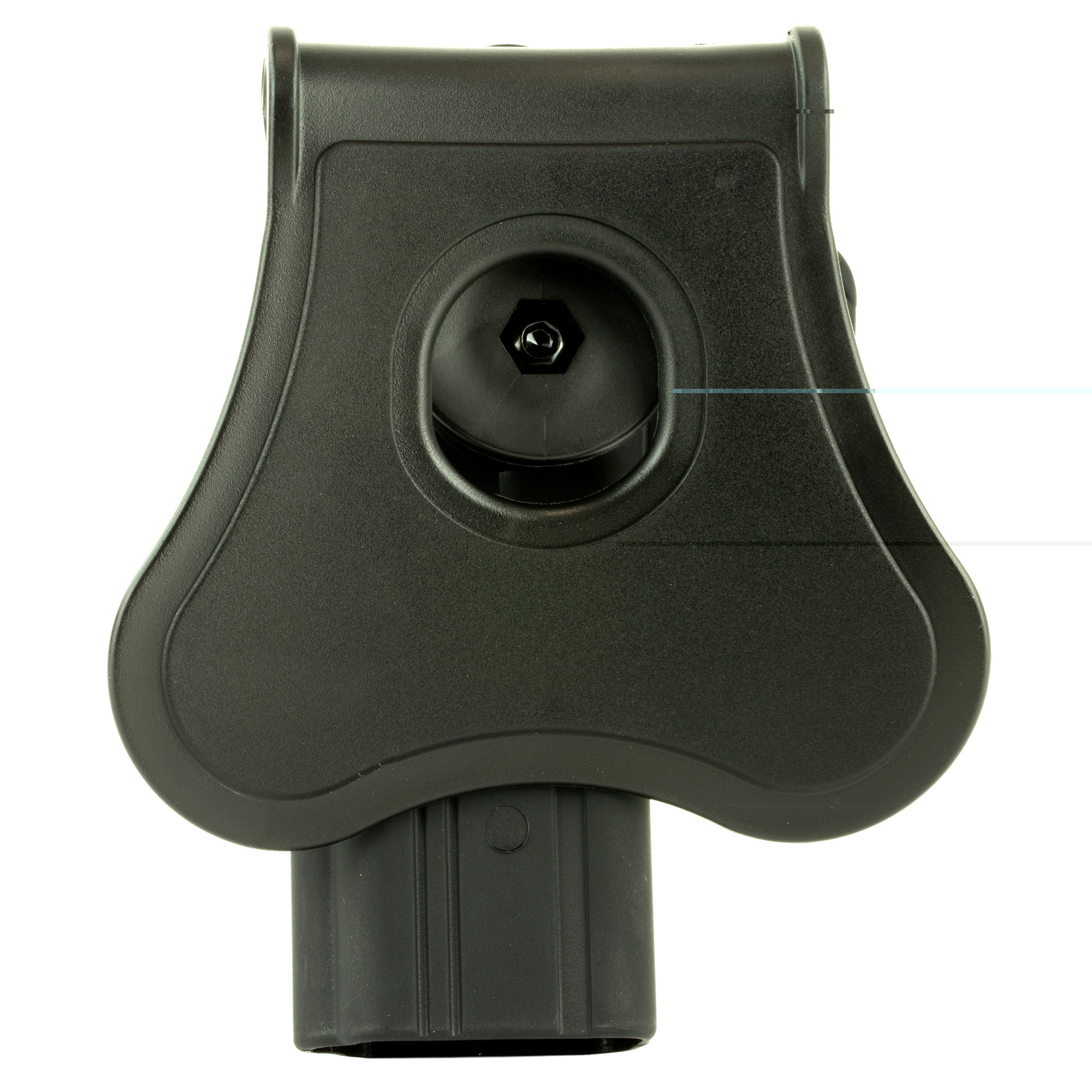 Bulldog RRG17 Rapid ReleaseOWB Black Polymer Paddle Compatible w/Glock 17 Right Hand