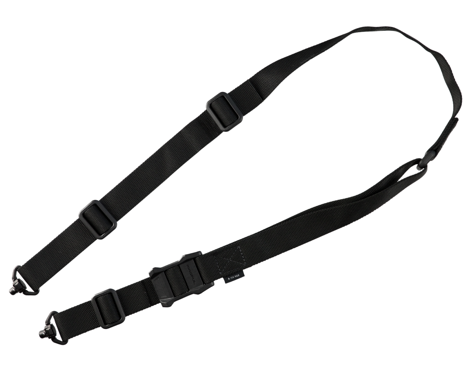 Magpul MAG939-BLK MS1 QDM Sling made of Nylon Webbing with Black Finish, Adjustable Two-Point Design & Swivel for Rifles