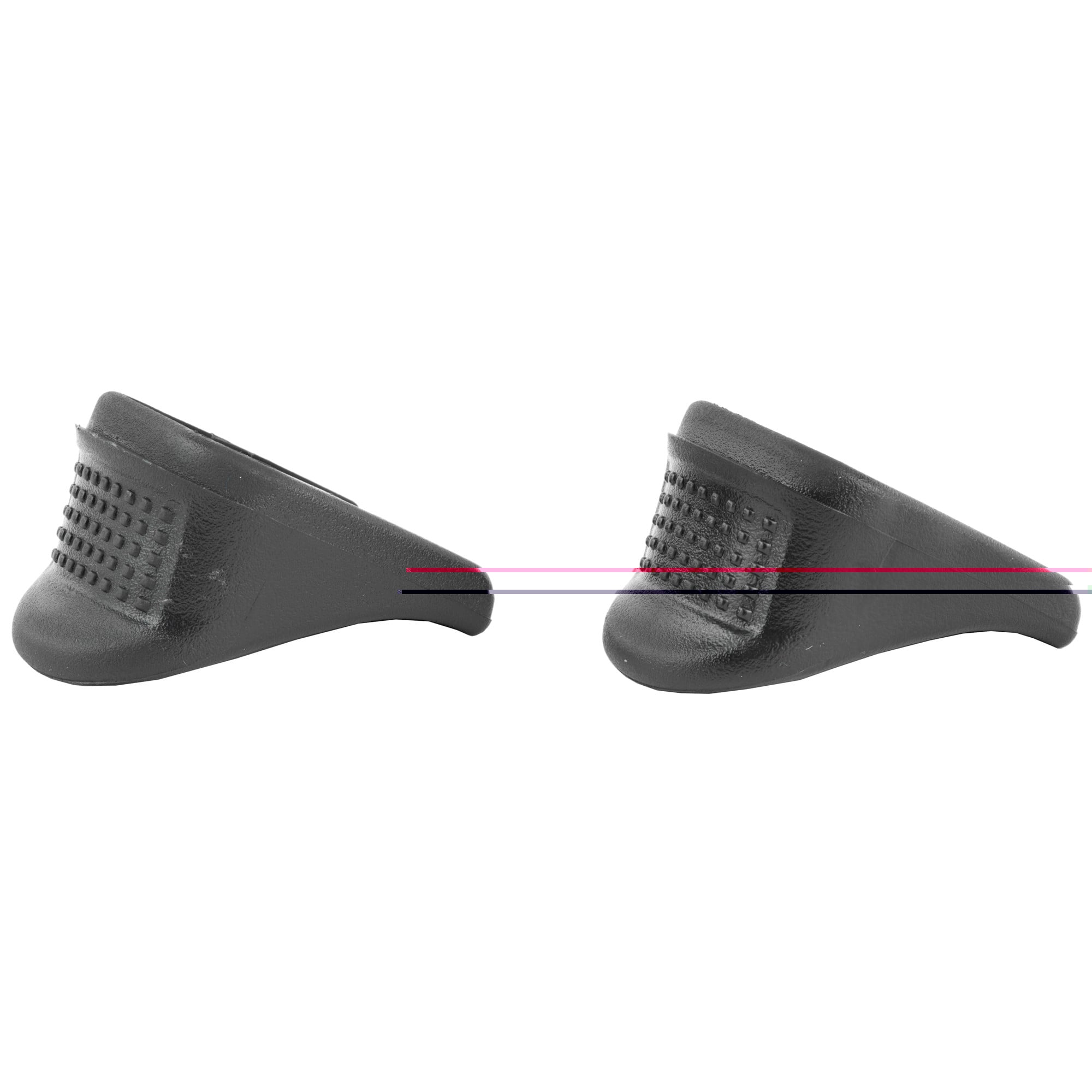 Pachmayr 03884 Grip Extendermade of Polymer with Black Finish, 1/4" Gripping Surface & Adds 3 Extra Rounds for Glock 26, 27, 33 & 39 2 Per Pack
